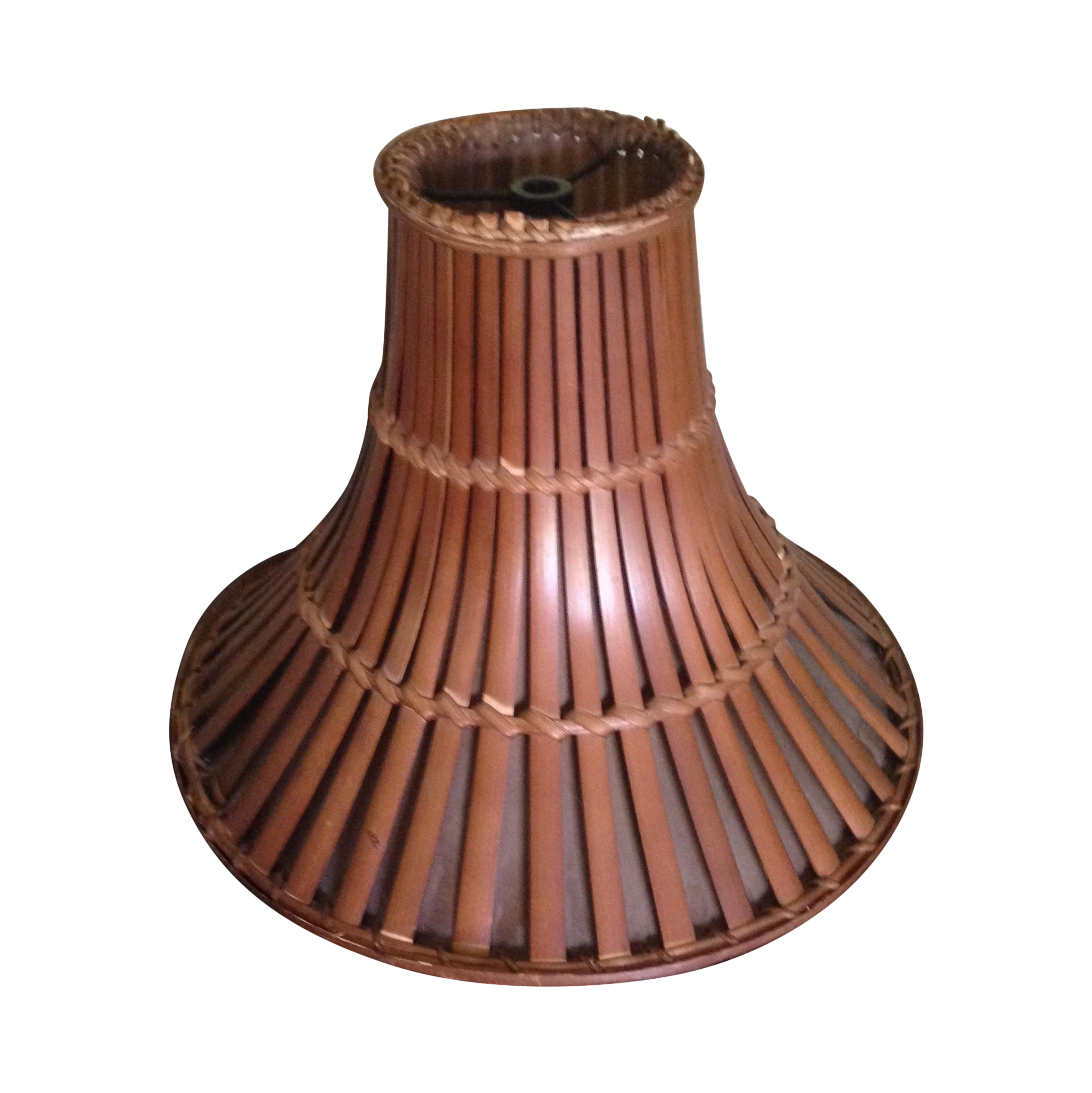 Vintage Rattan Lamp Shade Chairish