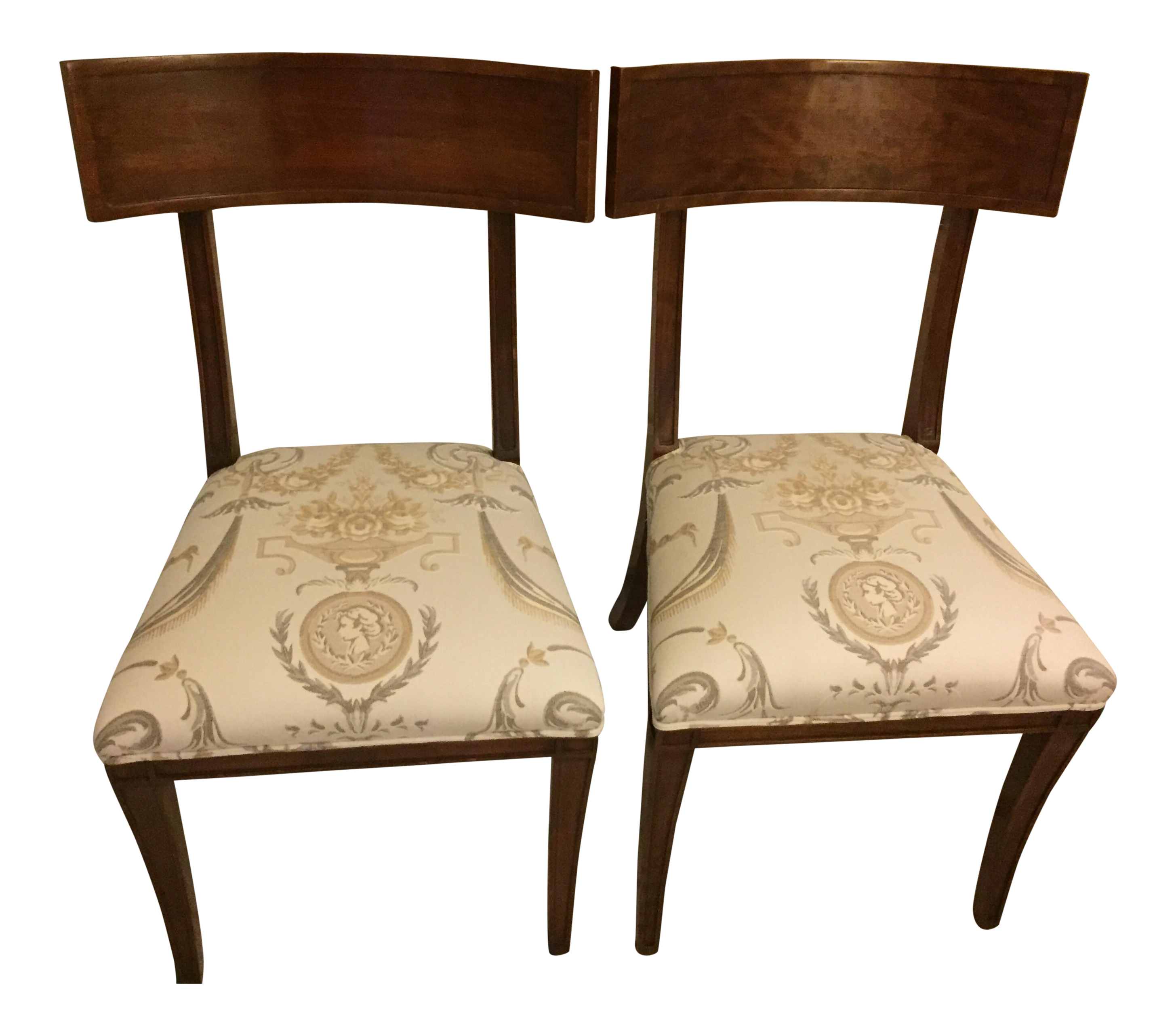 Klismos Chairs A Pair Chairish