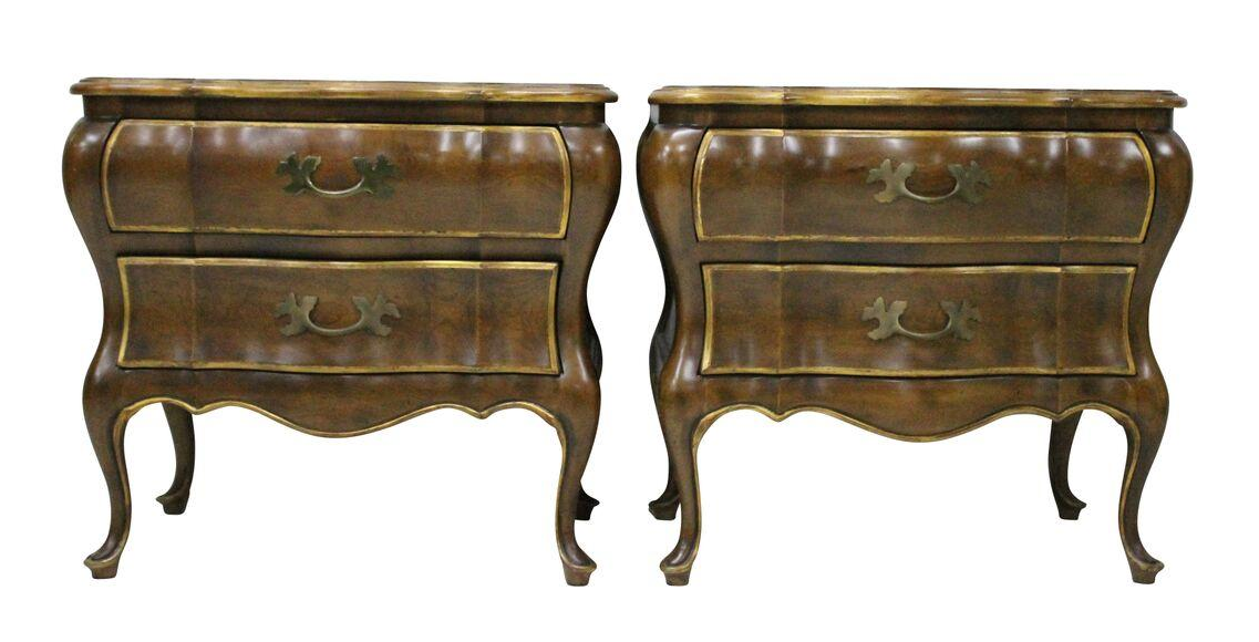 Bombay Style Nightstands Pair Chairish