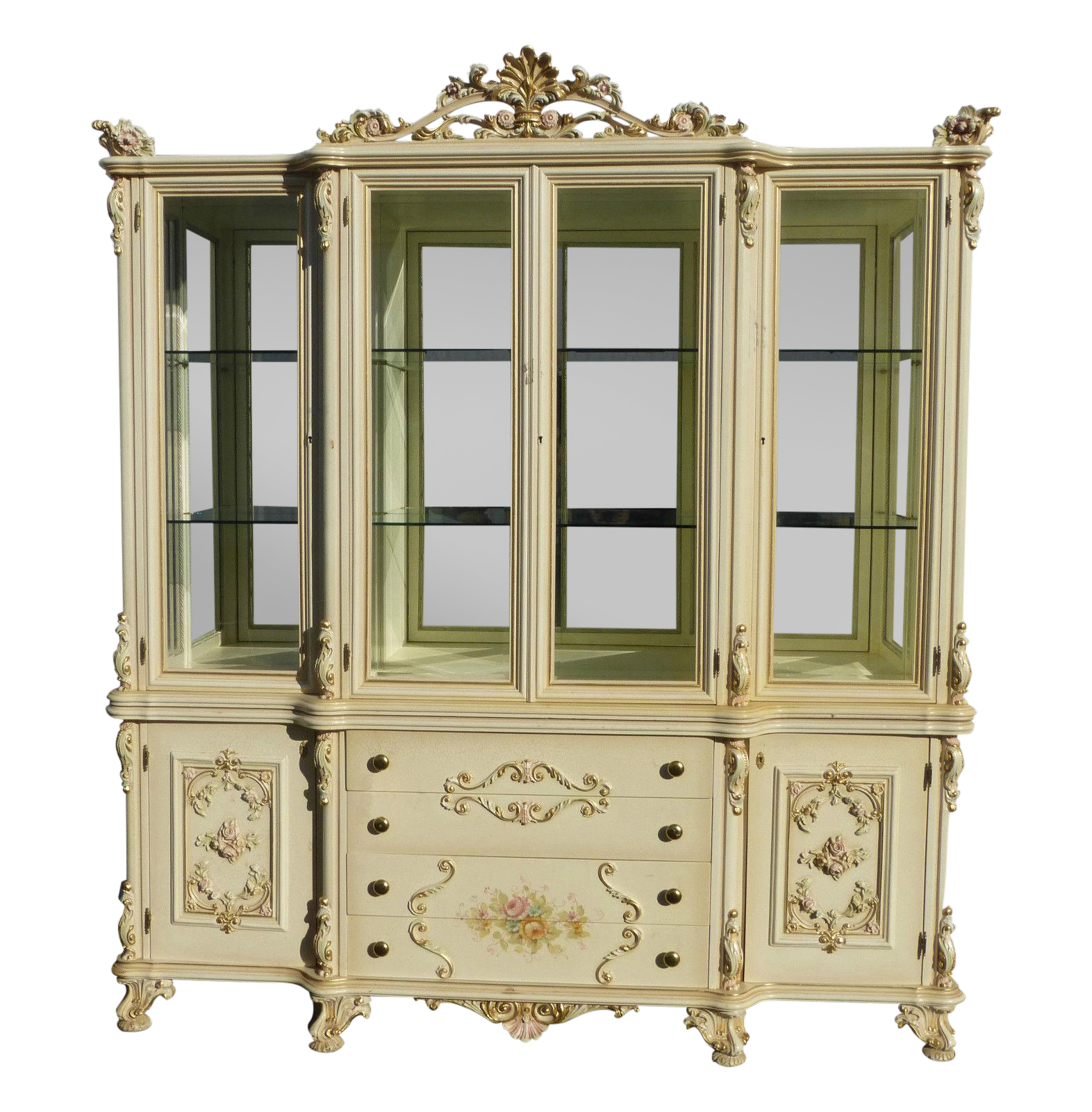 Vintage Off White Ornate China Chairish