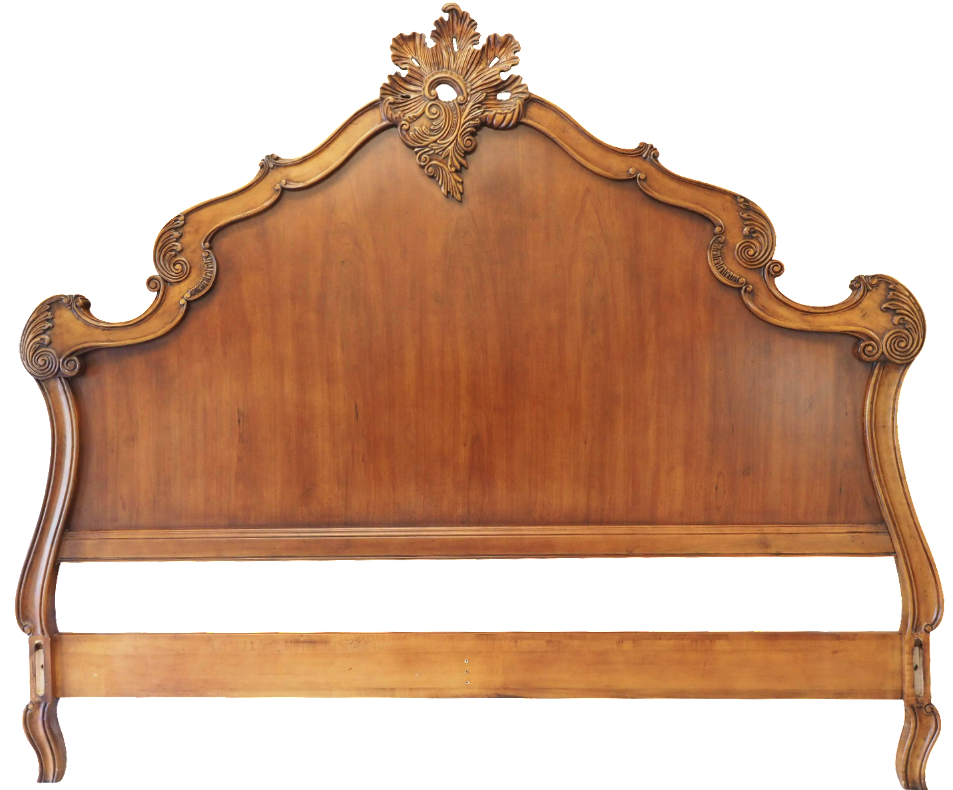 HandCarved Hickory Chair King Bed Chairish