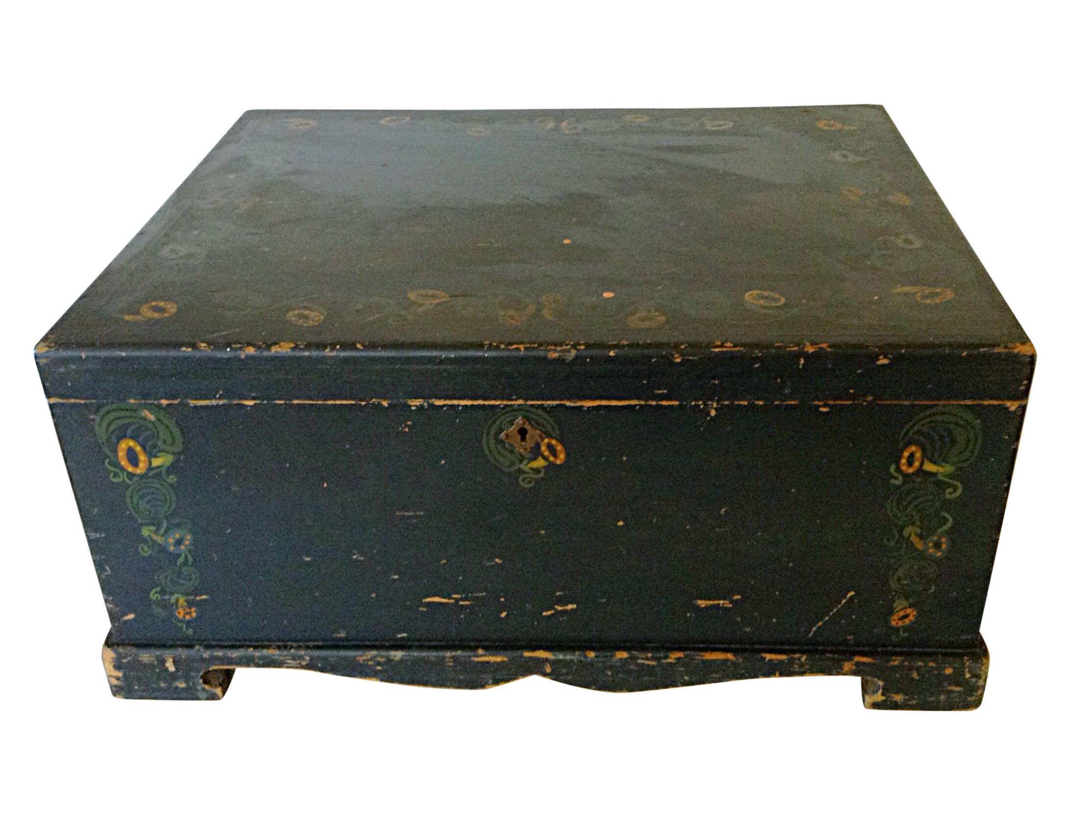 Painted Linen Chest Chairish