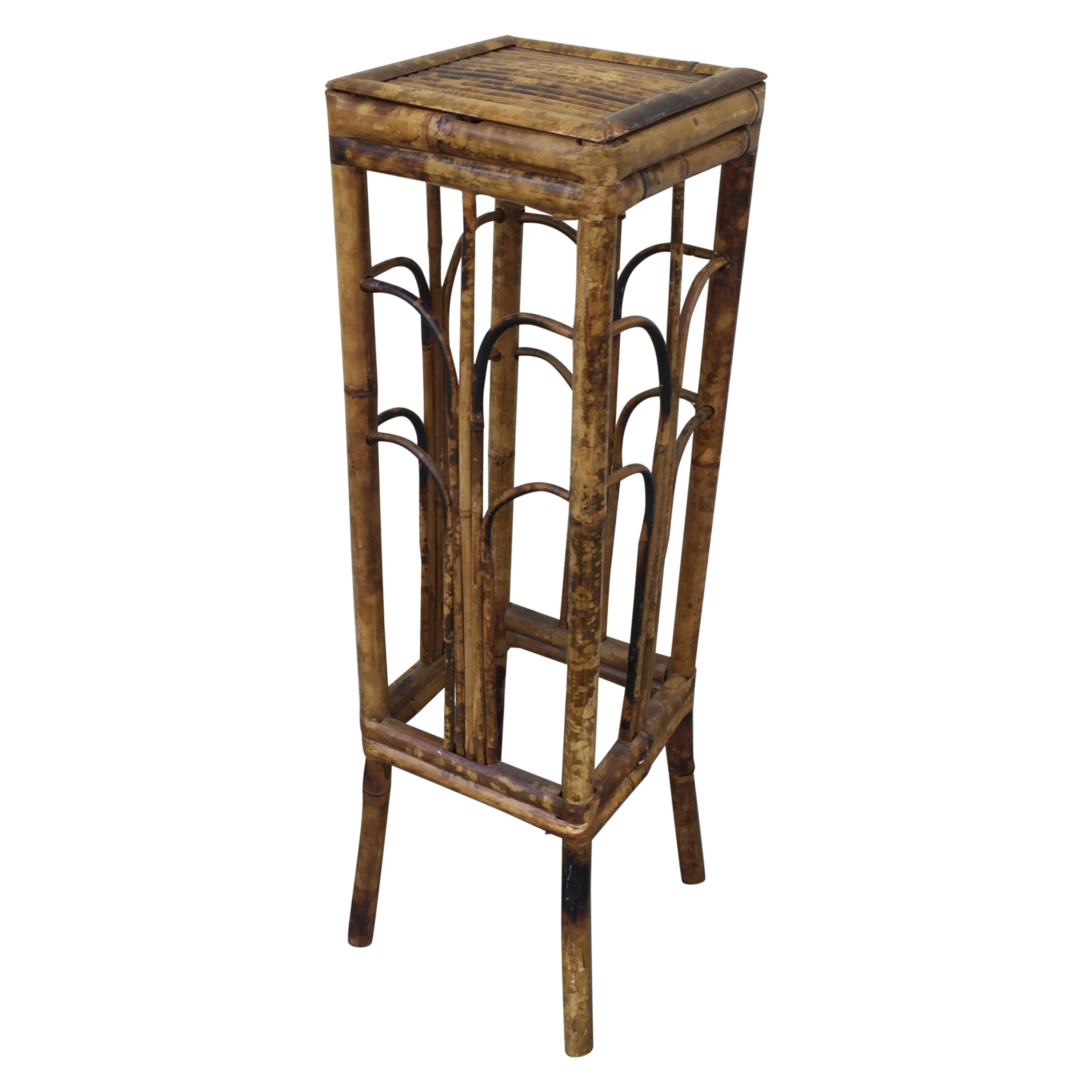 Bamboo Plant Stand Uk - 2 smaller ones and 2 large ones on top an