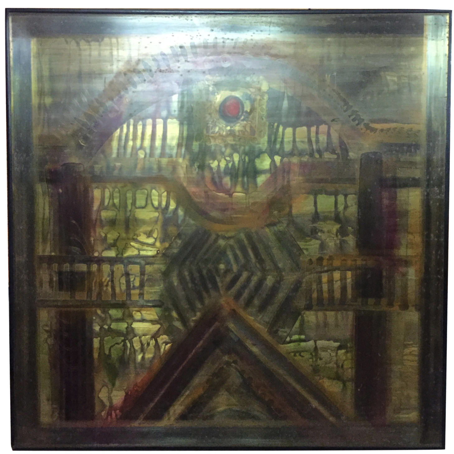 Acid Etched Brass Wall Art by Bernhard Rohne Chairish