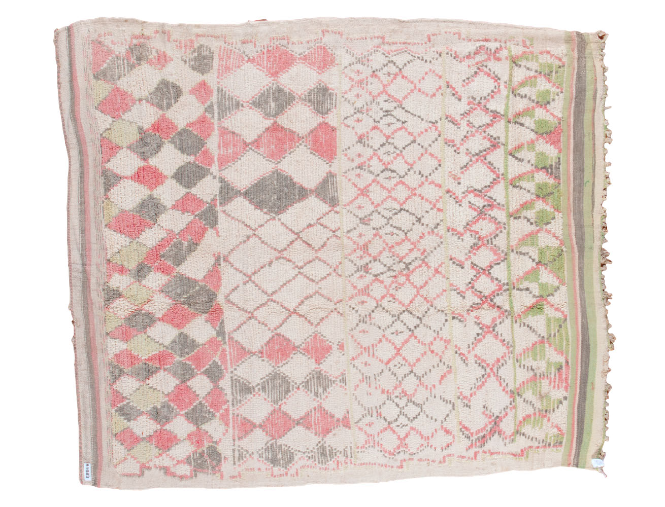 Vintage Moroccan Square Rug 5'8" X 5'9" Chairish