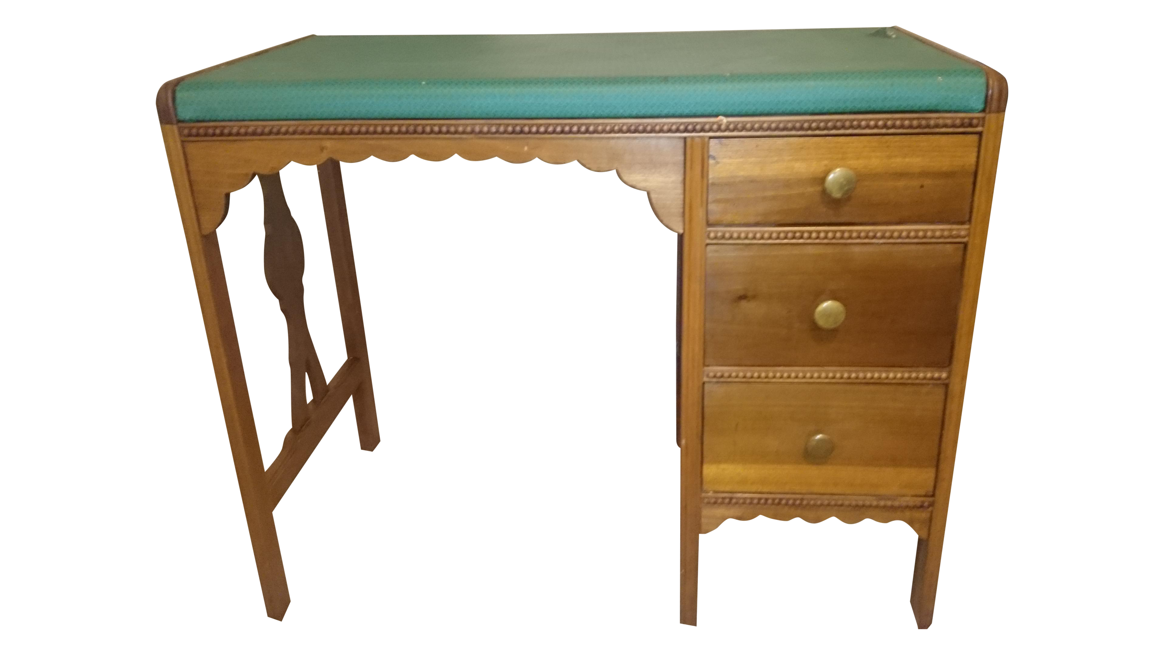 Mahogany Student Desk with 3 Drawers Chairish