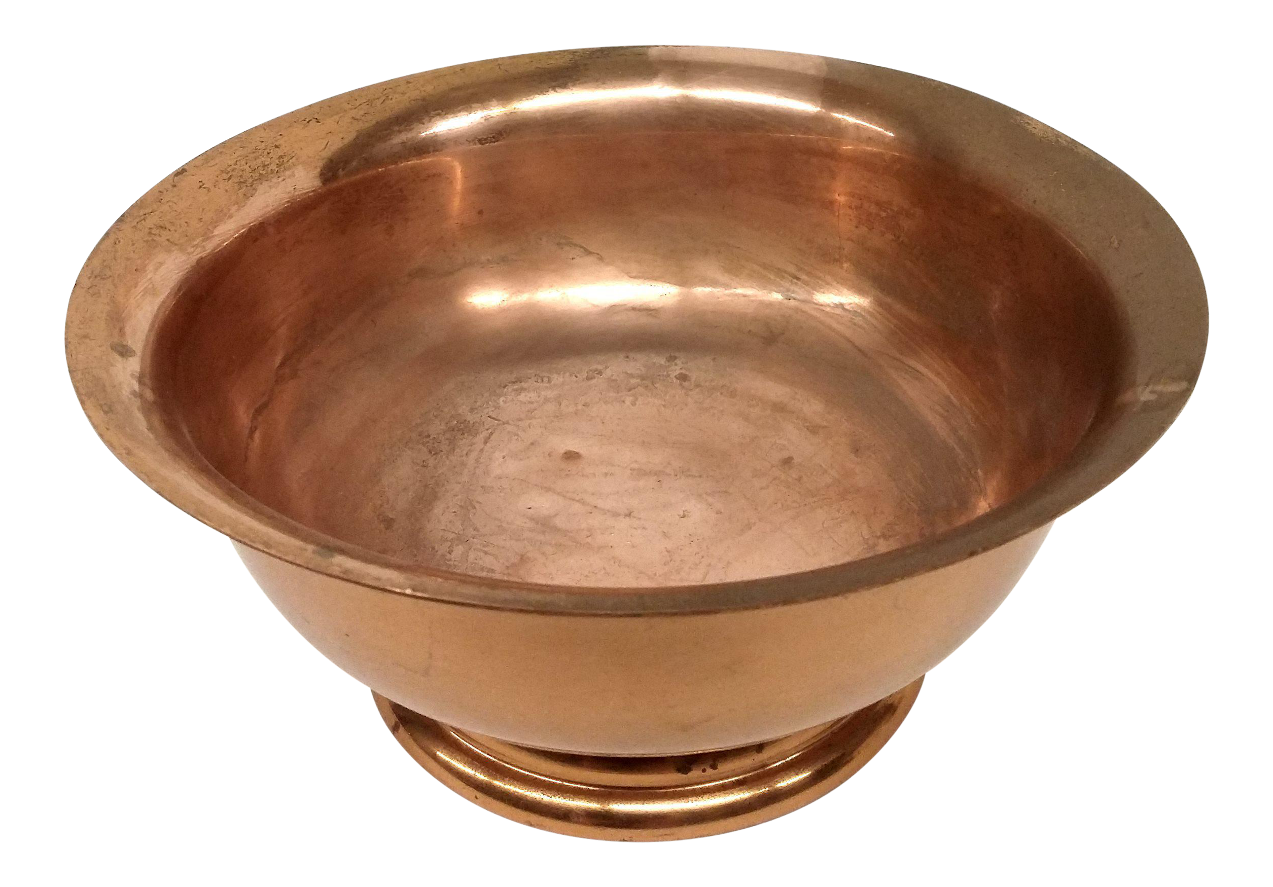 Vintage Original Copper Serving Bowl Chairish