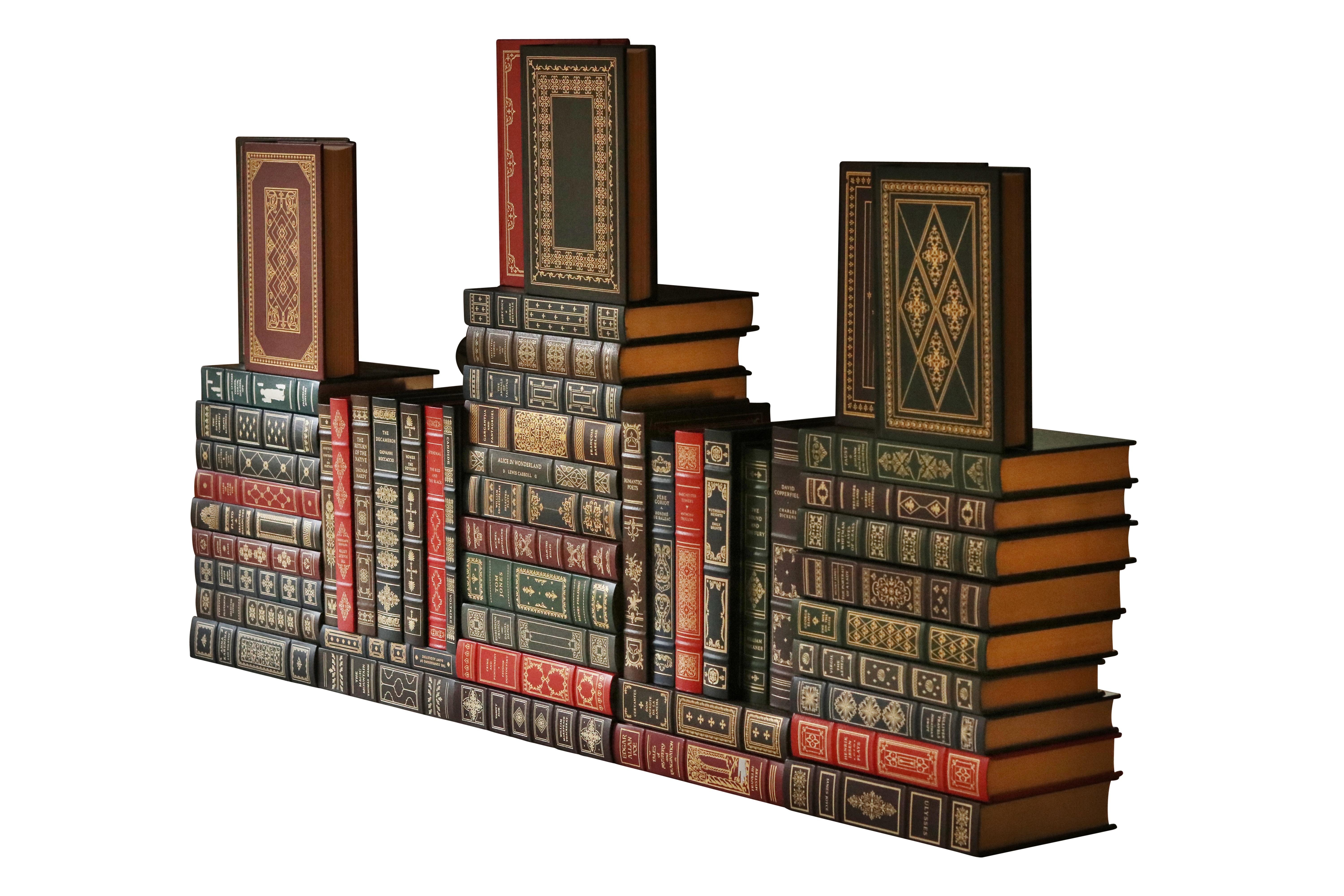 Classic Leather Books by the Franklin Library Set of 50 Chairish