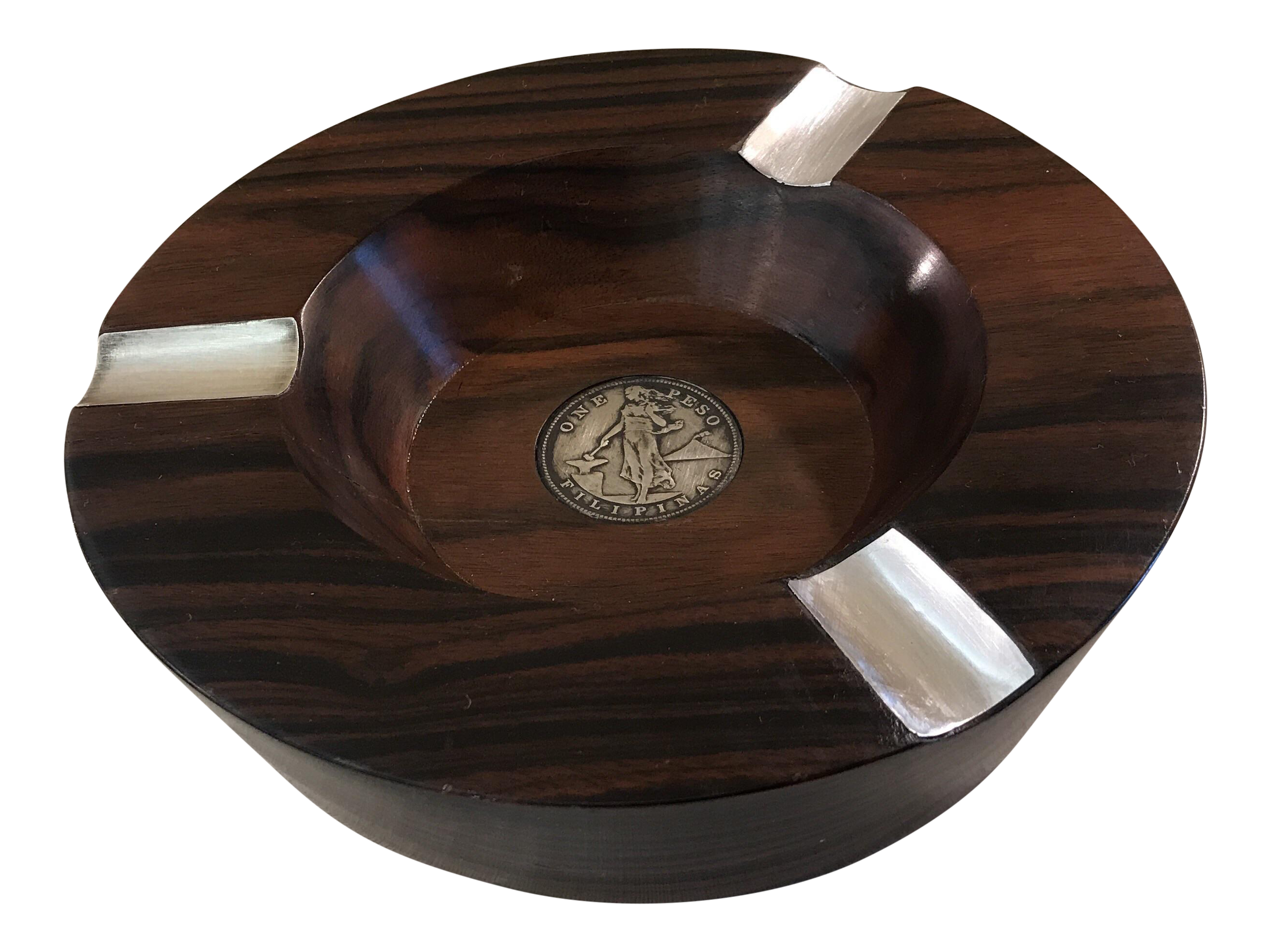 Vintage Wooden Philippines Ashtray Chairish