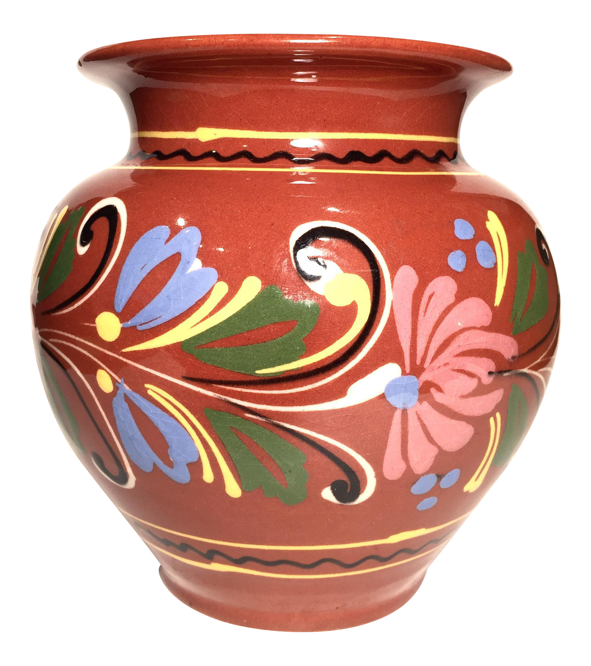 Vintage Mexican Tonala Vase Chairish