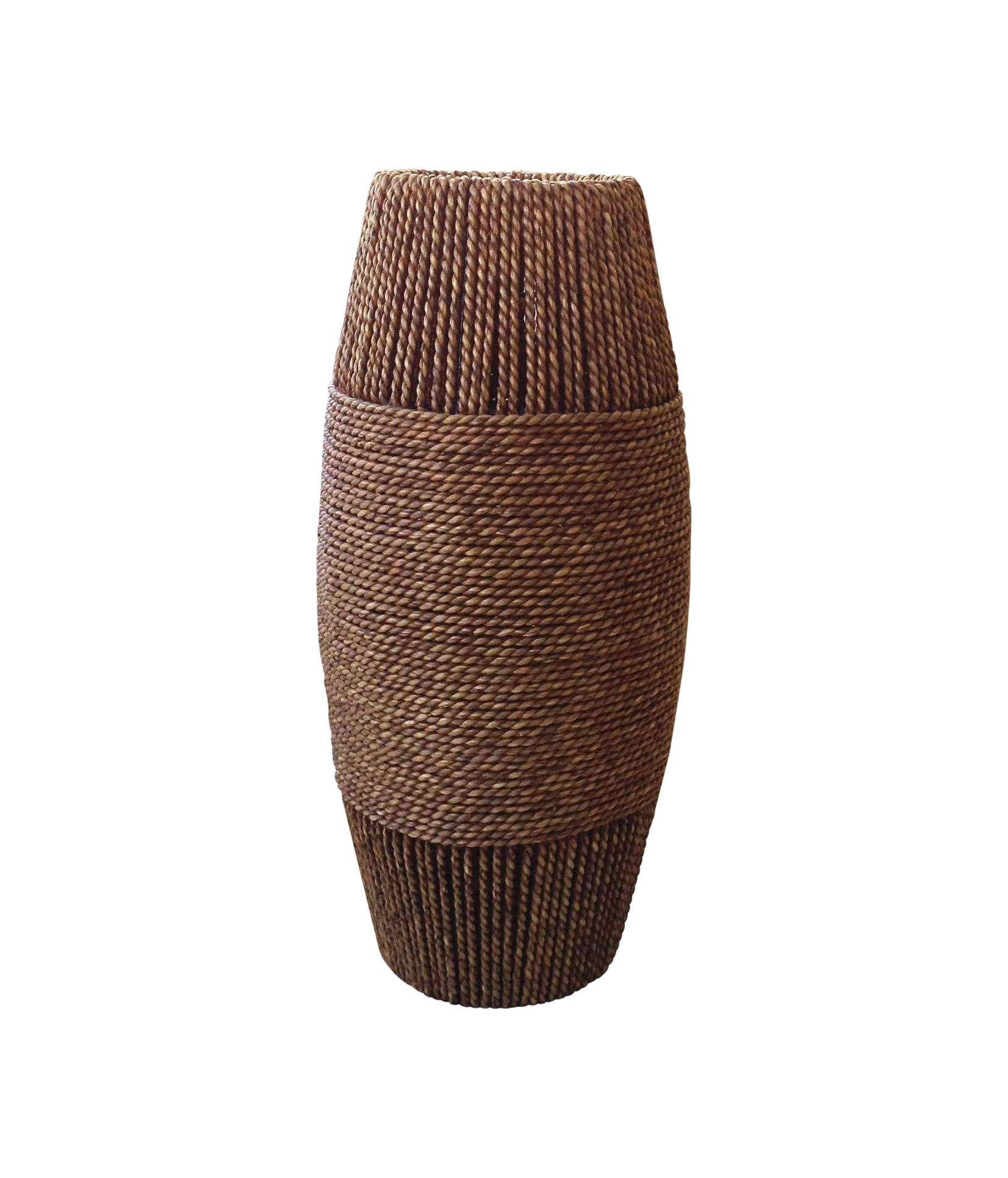 Large Vintage Rope Vase Chairish