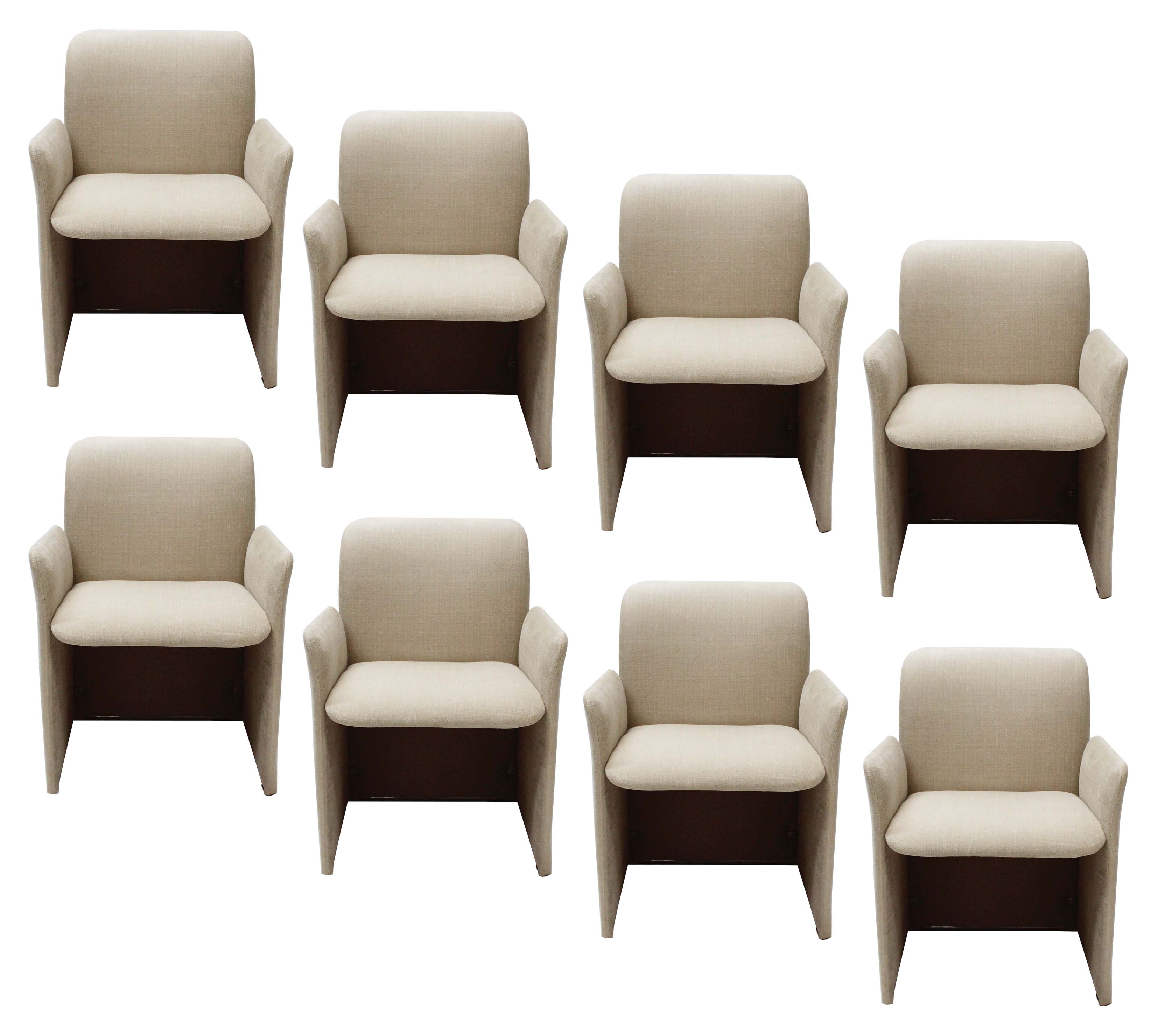 Saporiti Italia Lewes Dining Chairs Set of 8 Chairish