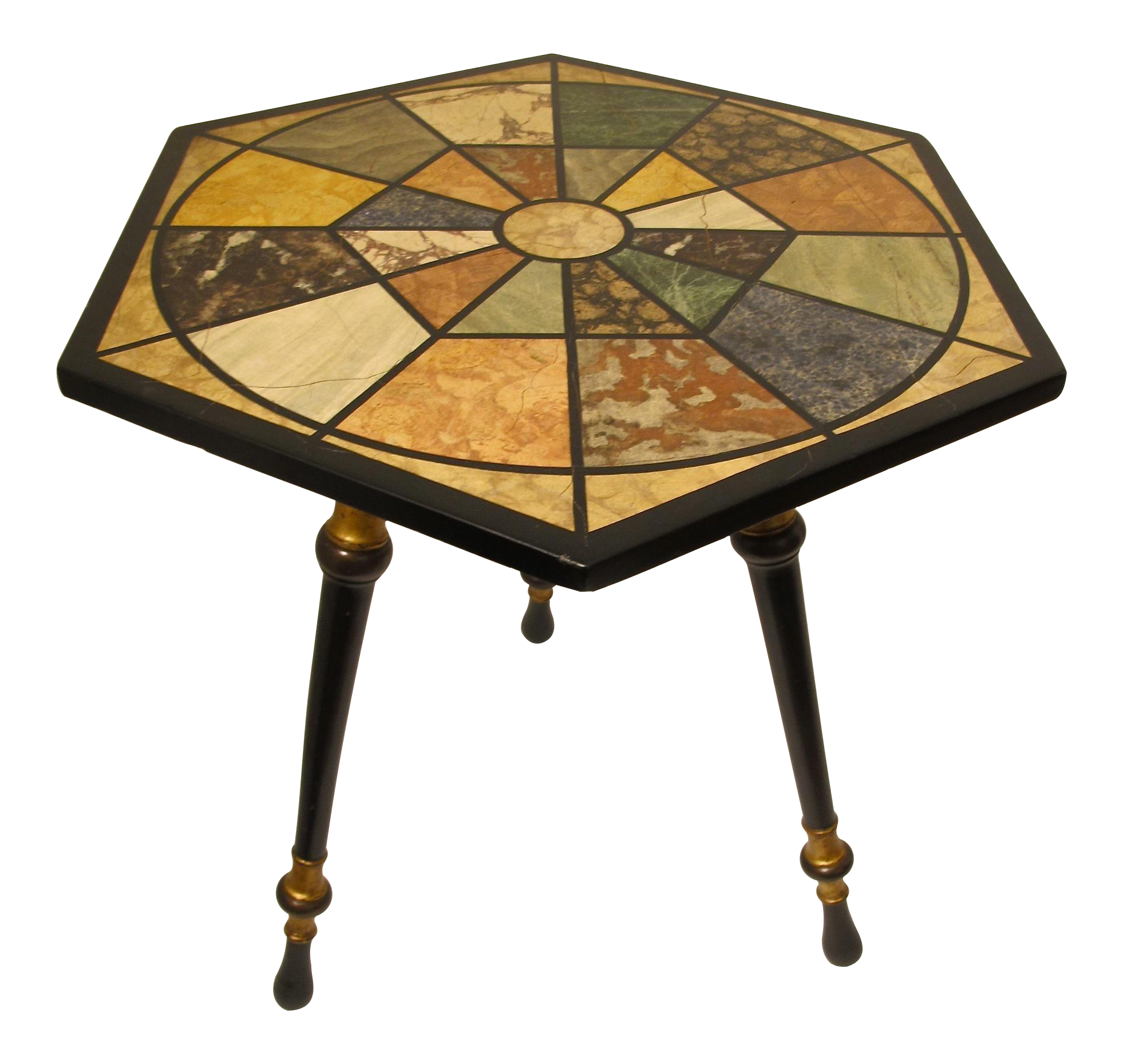 Faux Marble Top Side Table Chairish