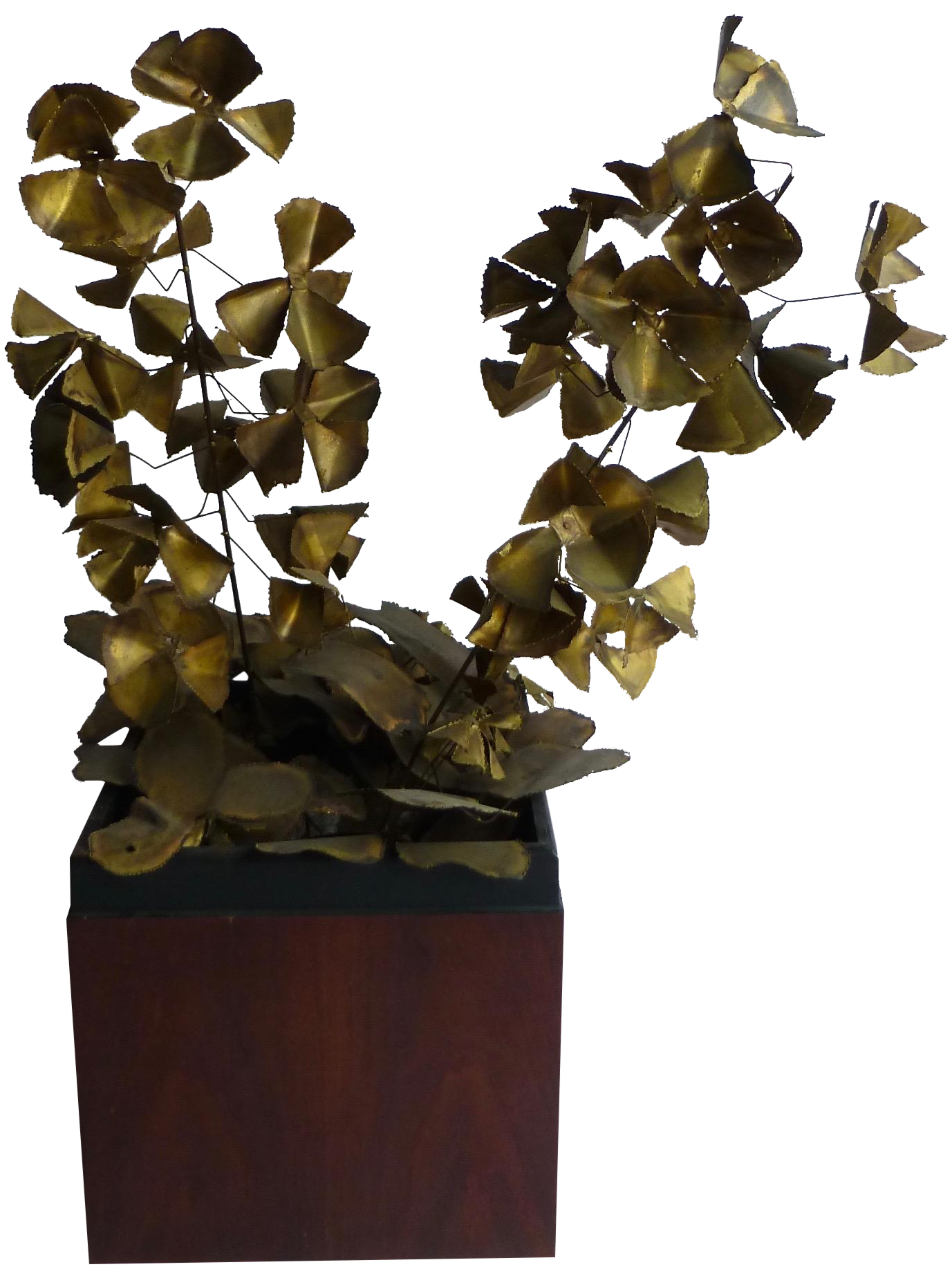 Signed Friedle Metal Wildflower Sculpture Chairish