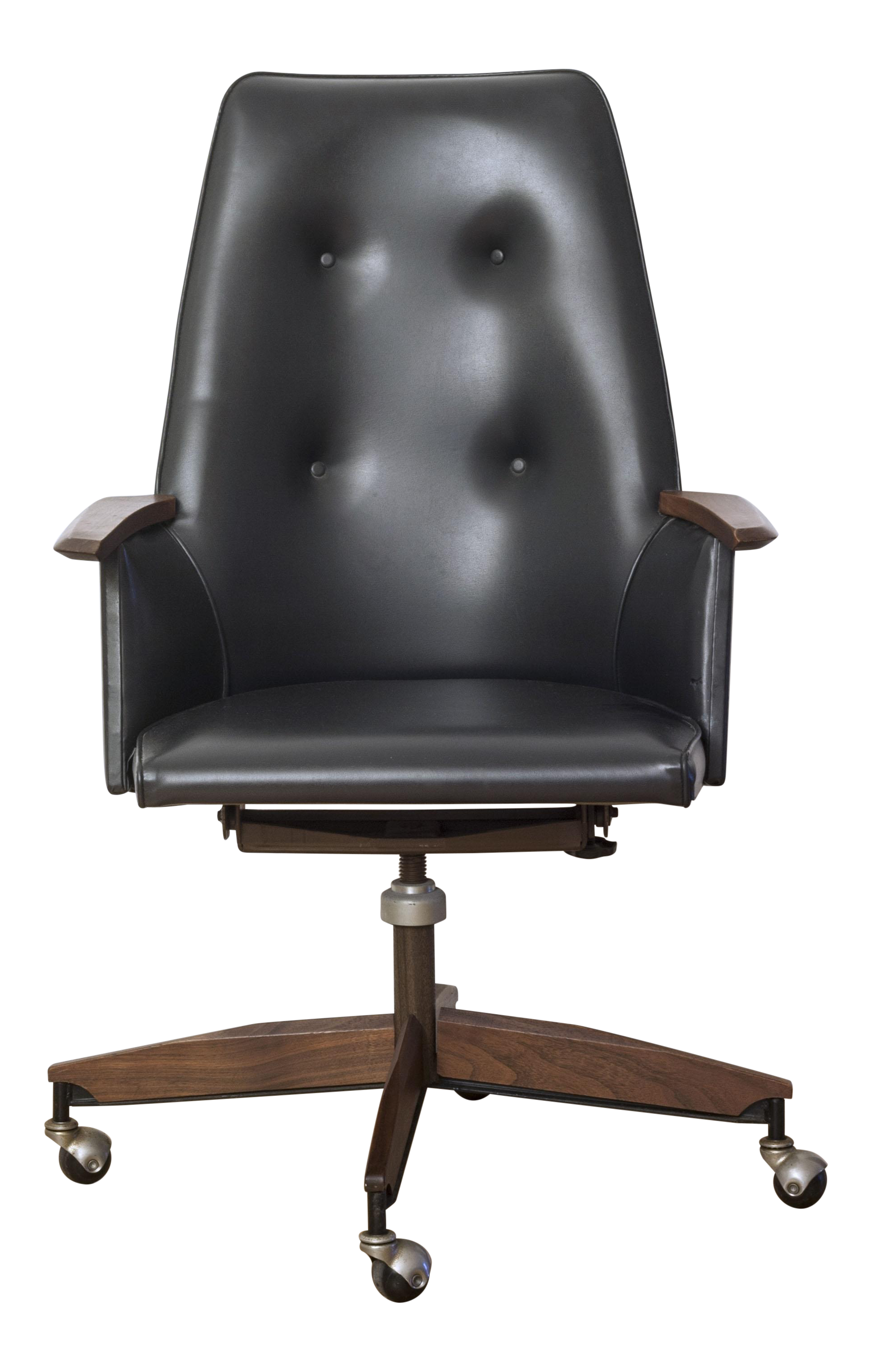 Mid Century Executive High Back Office Chair Chairish