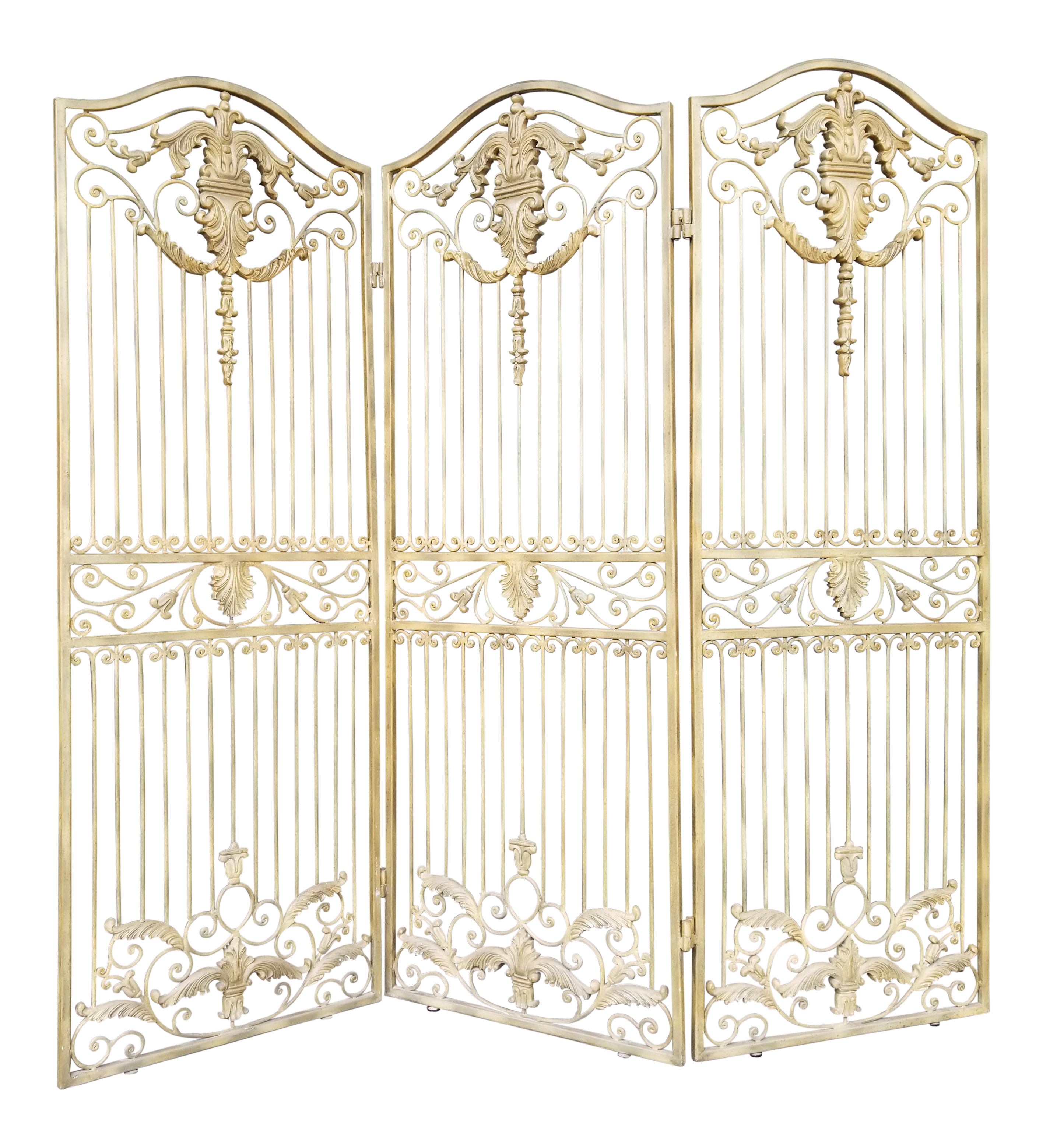 Victorian Gold Iron Room Divider Chairish