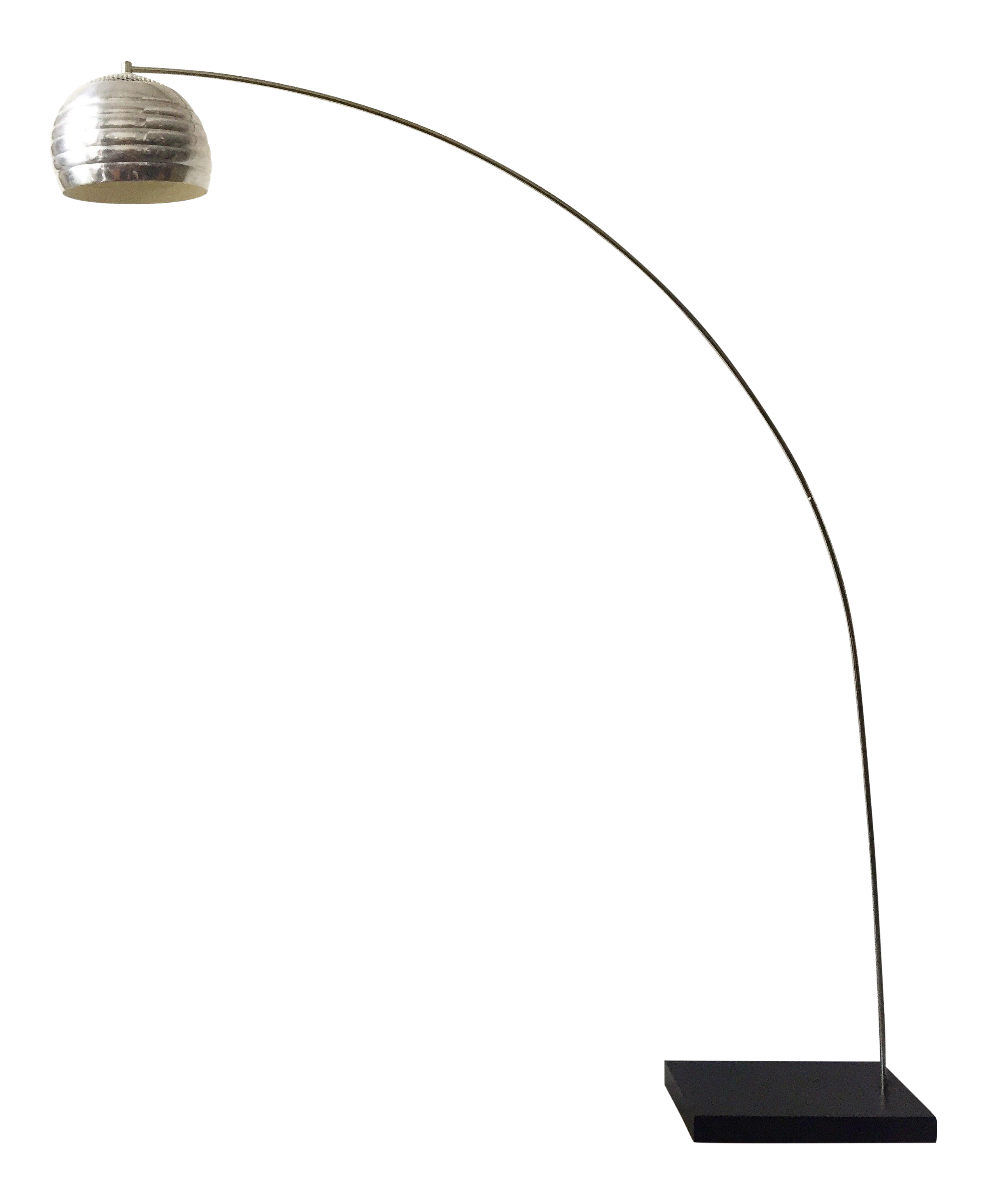 MidCentury Chrome Arc Floor Lamp Chairish