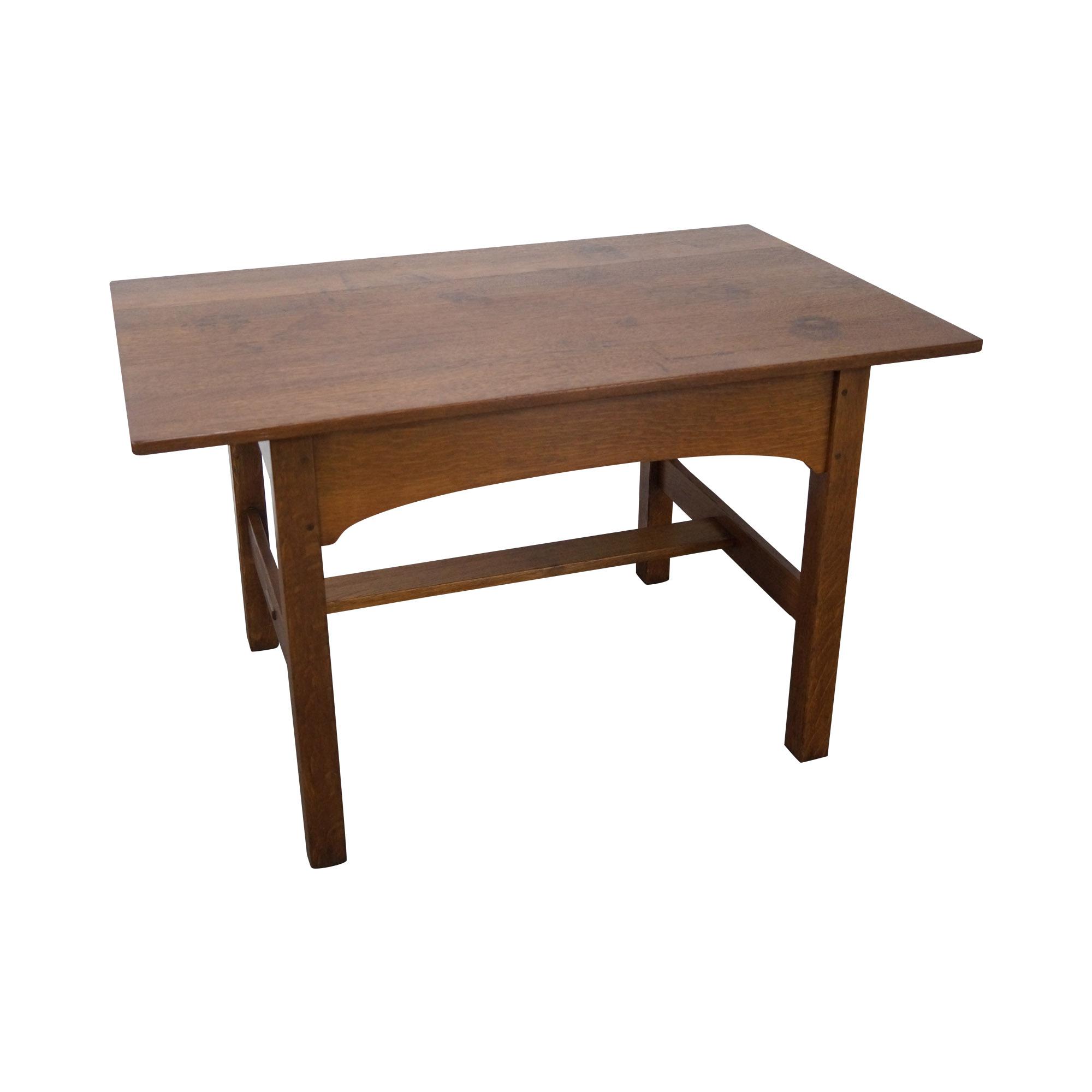 L & JG Stickley Antique Mission Oak Library Table Chairish
