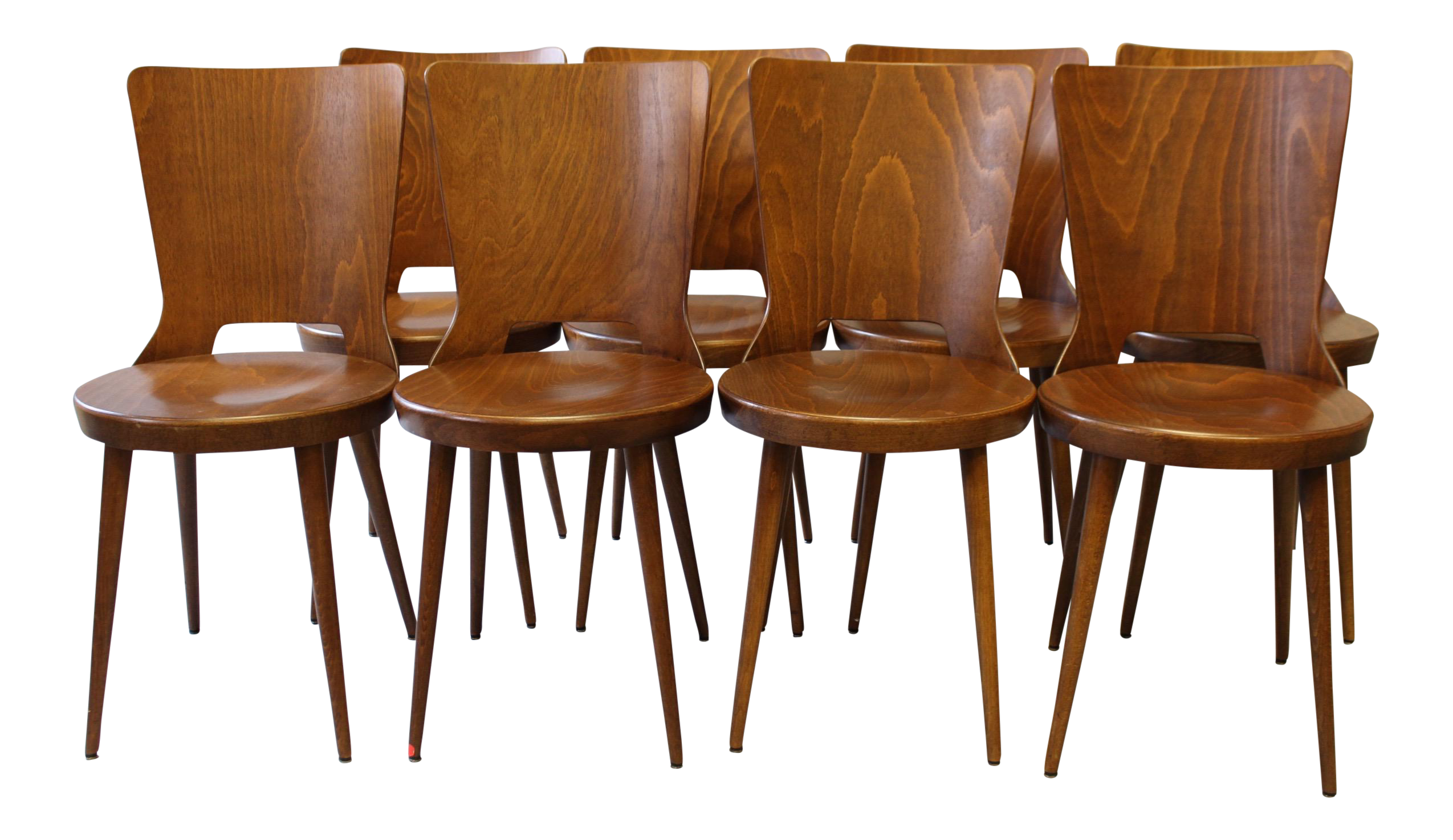 French Bistro Dining Chairs Set of 8 Chairish