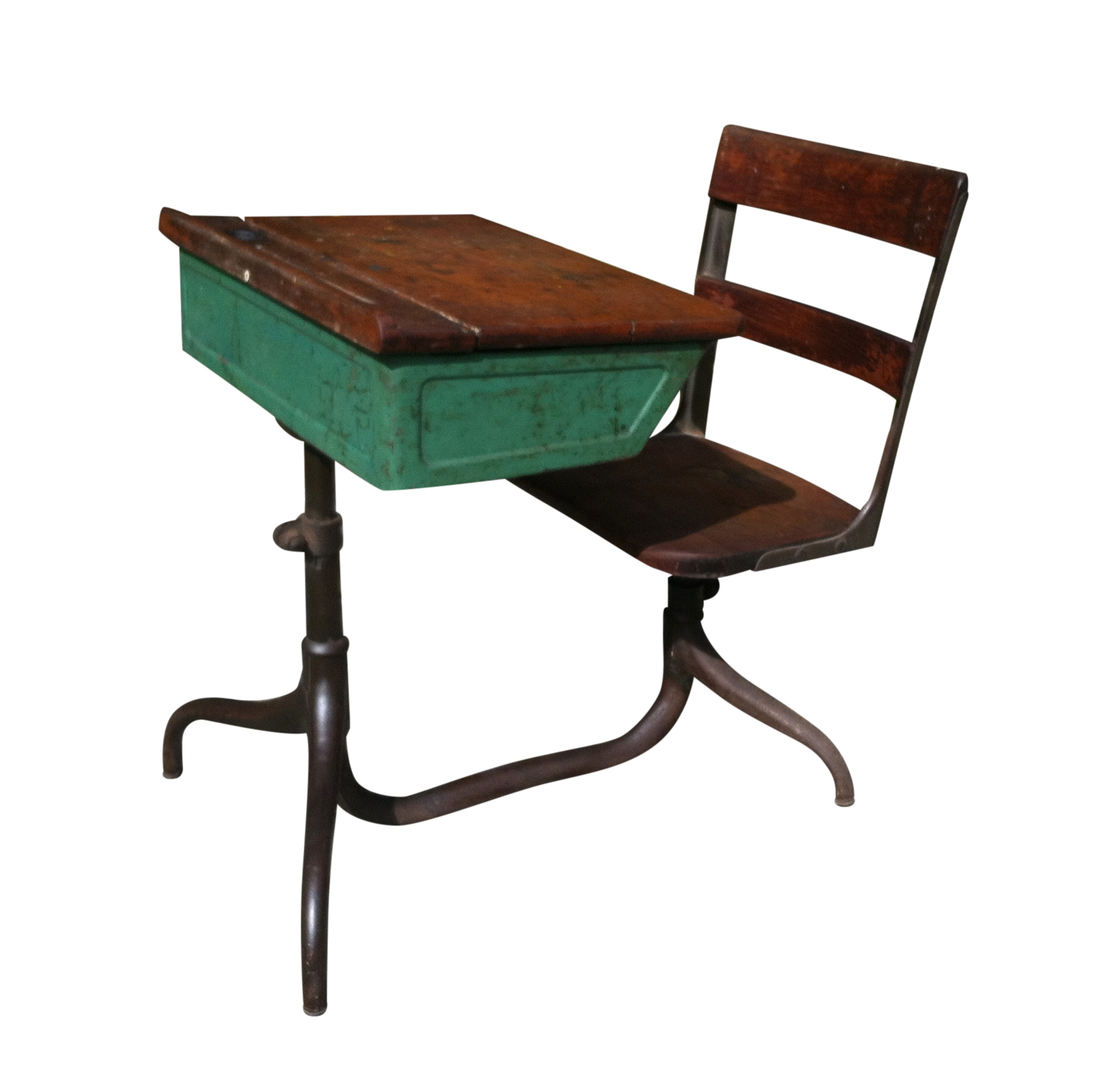 Vintage Industrial School Desk Chairish