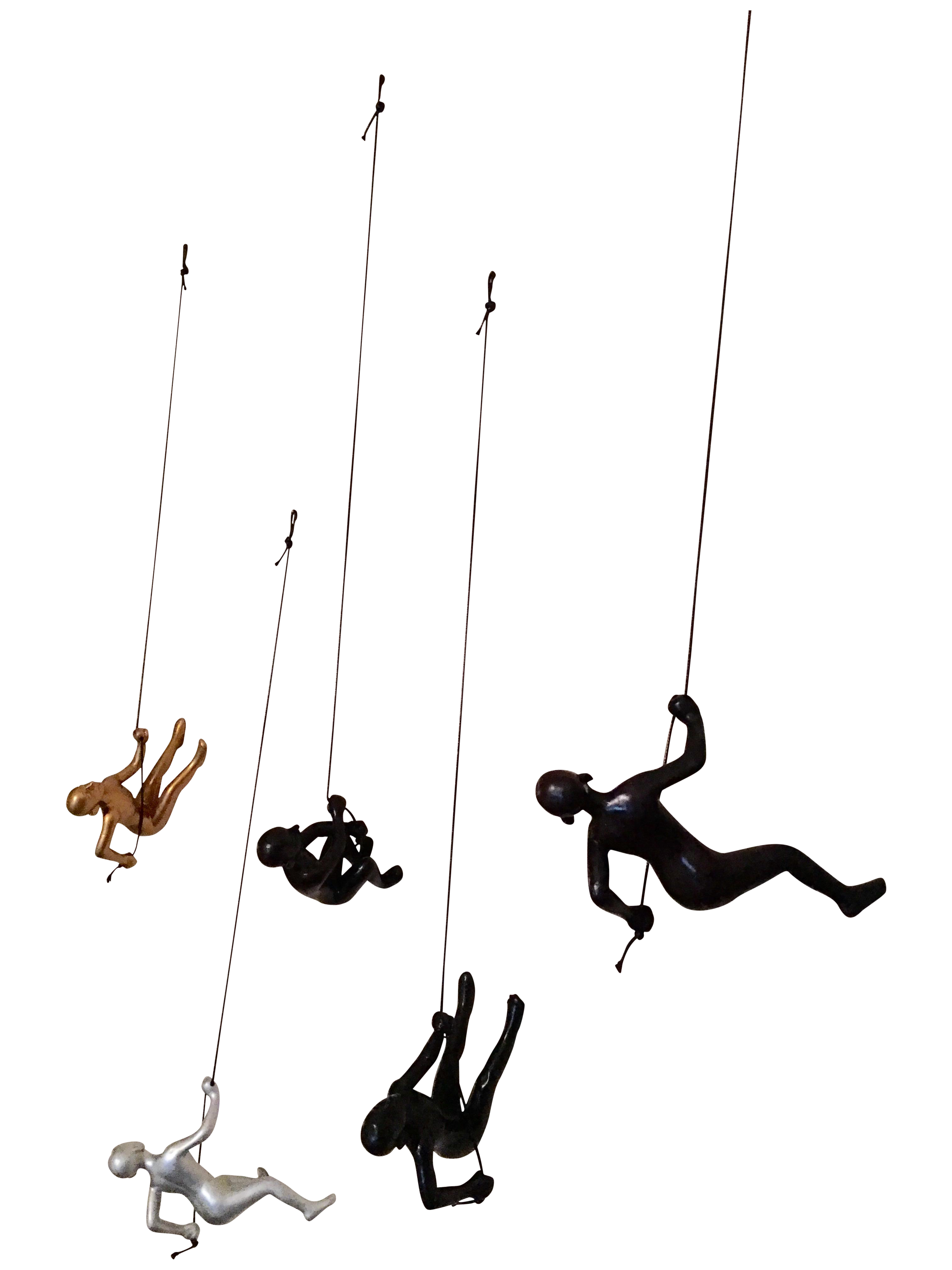 Climbing Man Wall Art 5 Piece Chairish