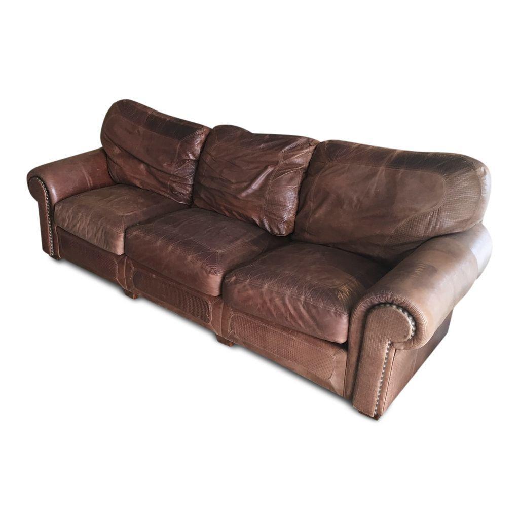 Stickley Santa Fe Leather Sofa Chairish