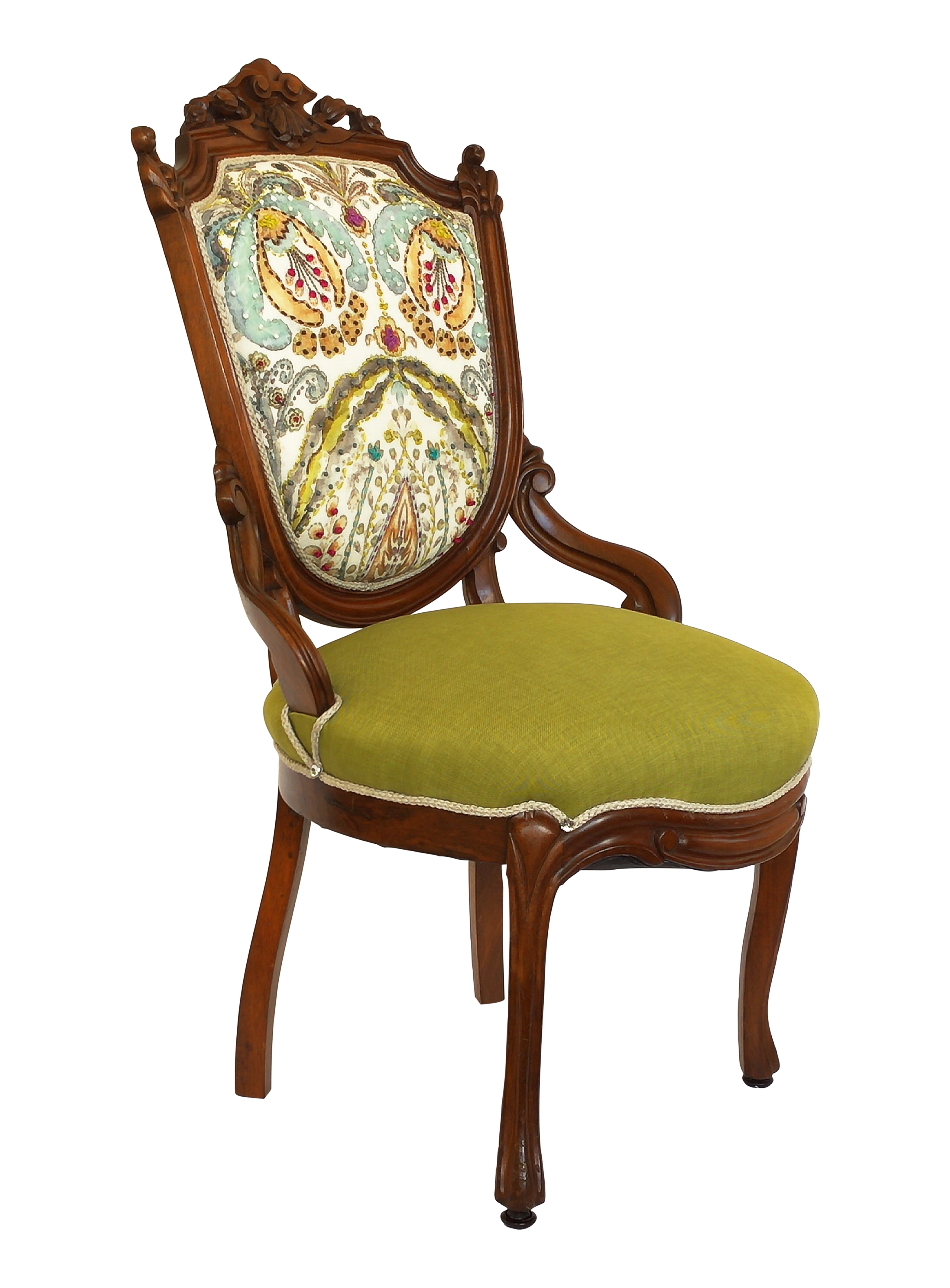 Victorian Parlor Side Chair Chairish