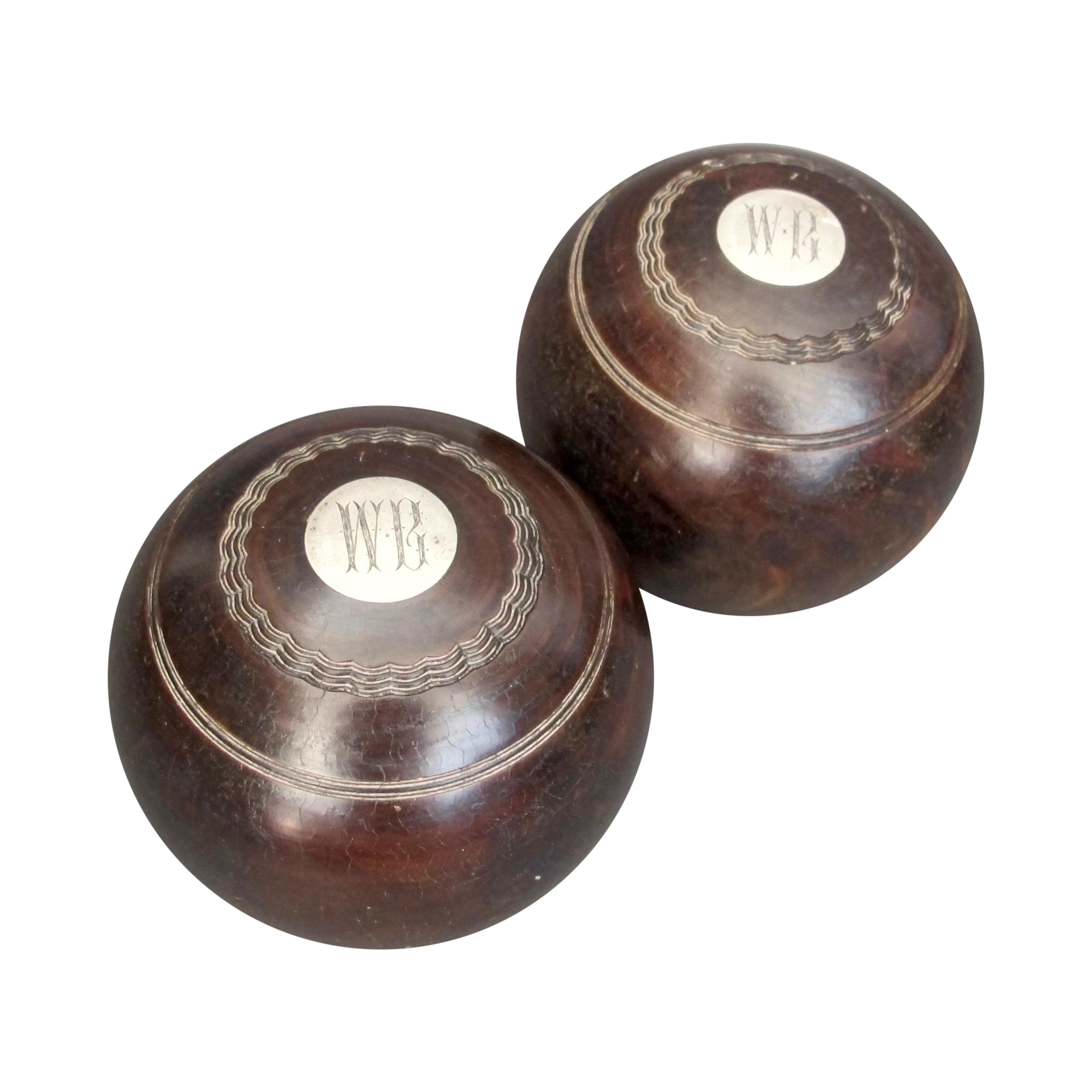Antique English Lawn Bowls A Pair Chairish
