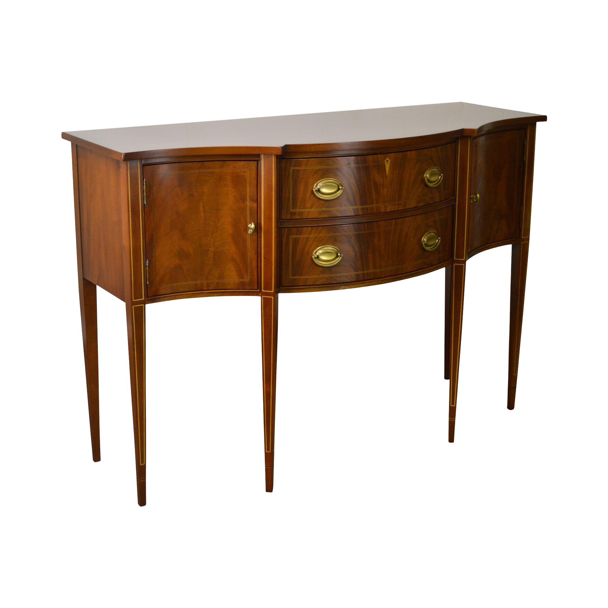 Hickory Chair Historical James River Plantation Flame Mahogany Inlaid