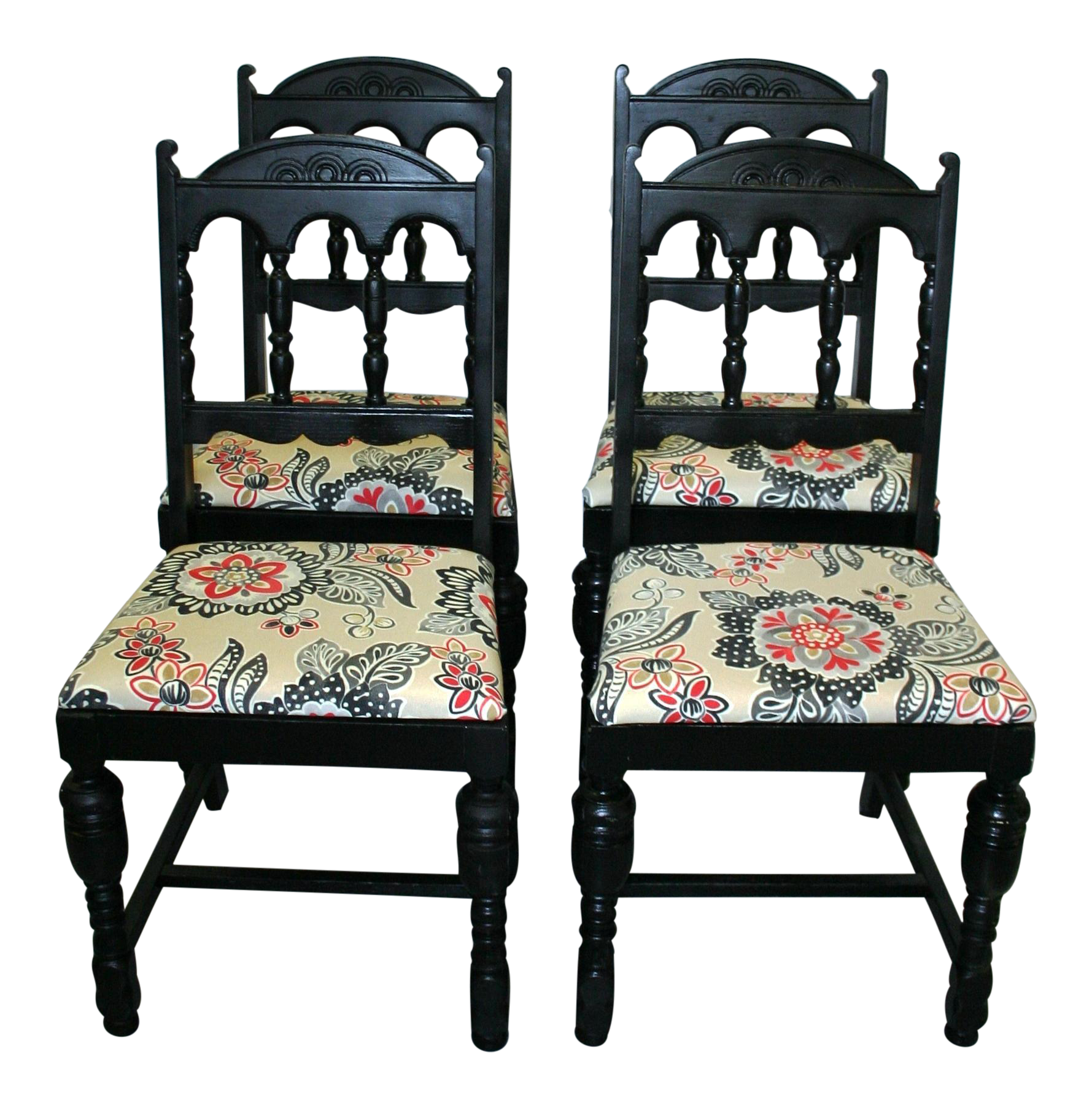 Traditional Dining Chairs Set of 4 Chairish