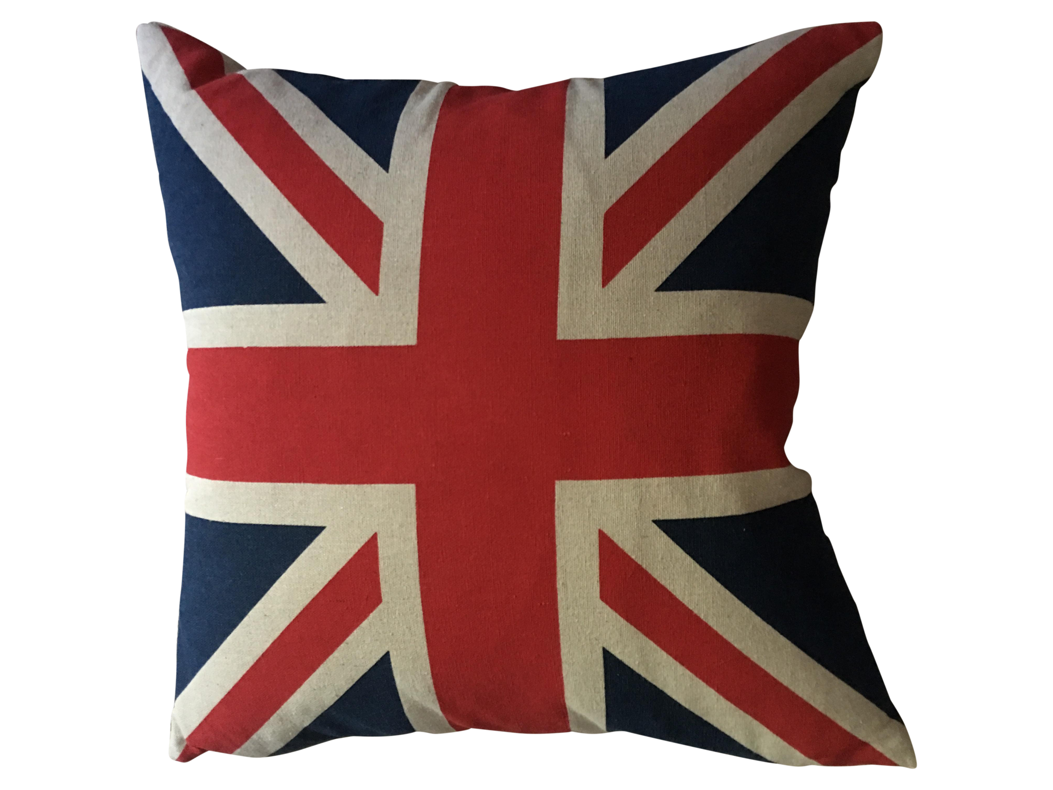 Vintage British Union Jack Flag Pillow Chairish