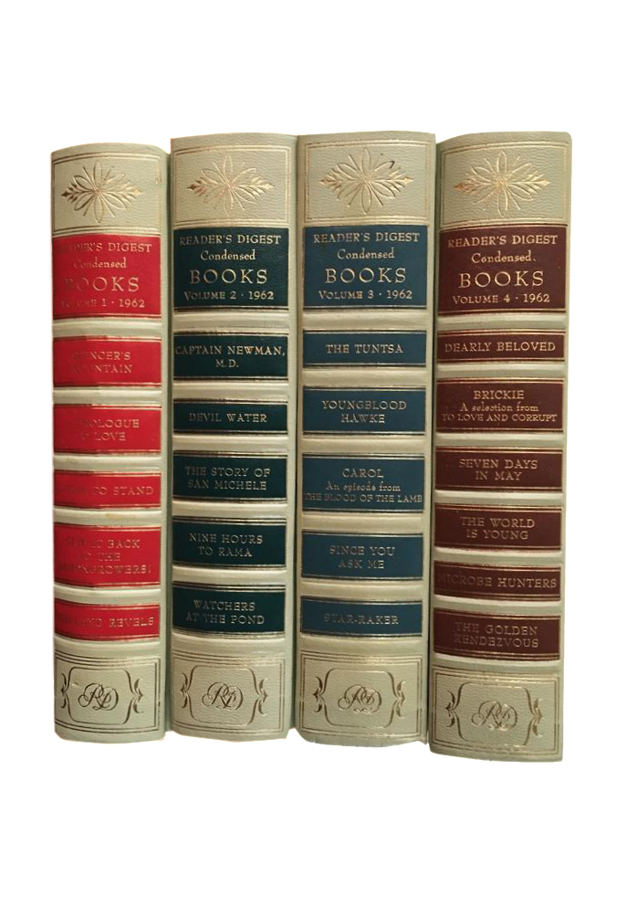 1962 Reader's Digest Condensed Books - Set of 4 | Chairish