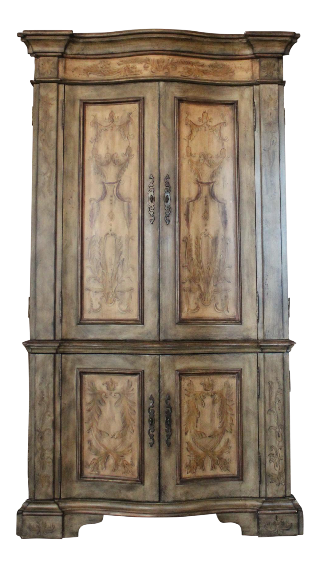Spanish Antique Hand Painted Armoire Chairish