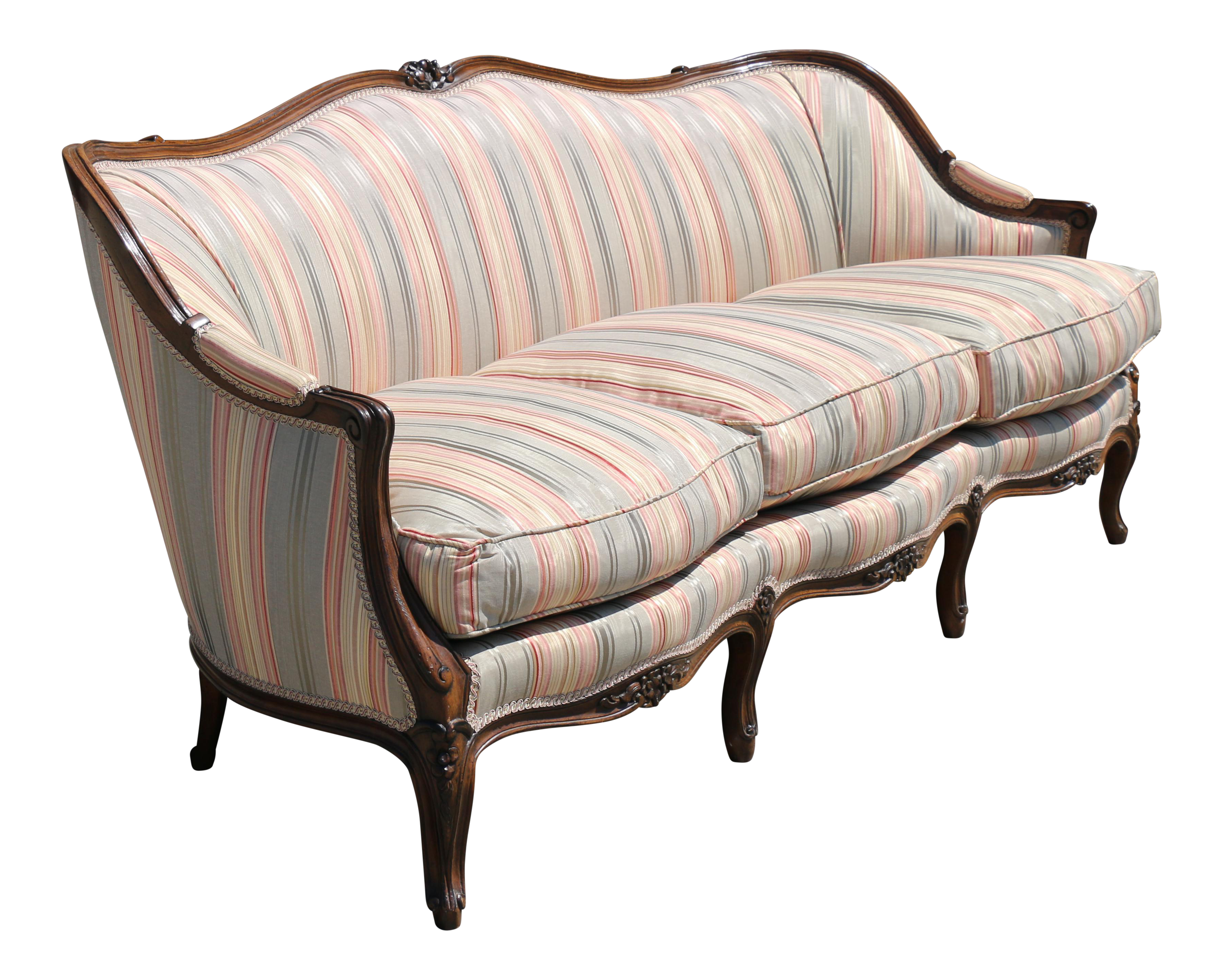 Vintage French Country Sofa | Chairish