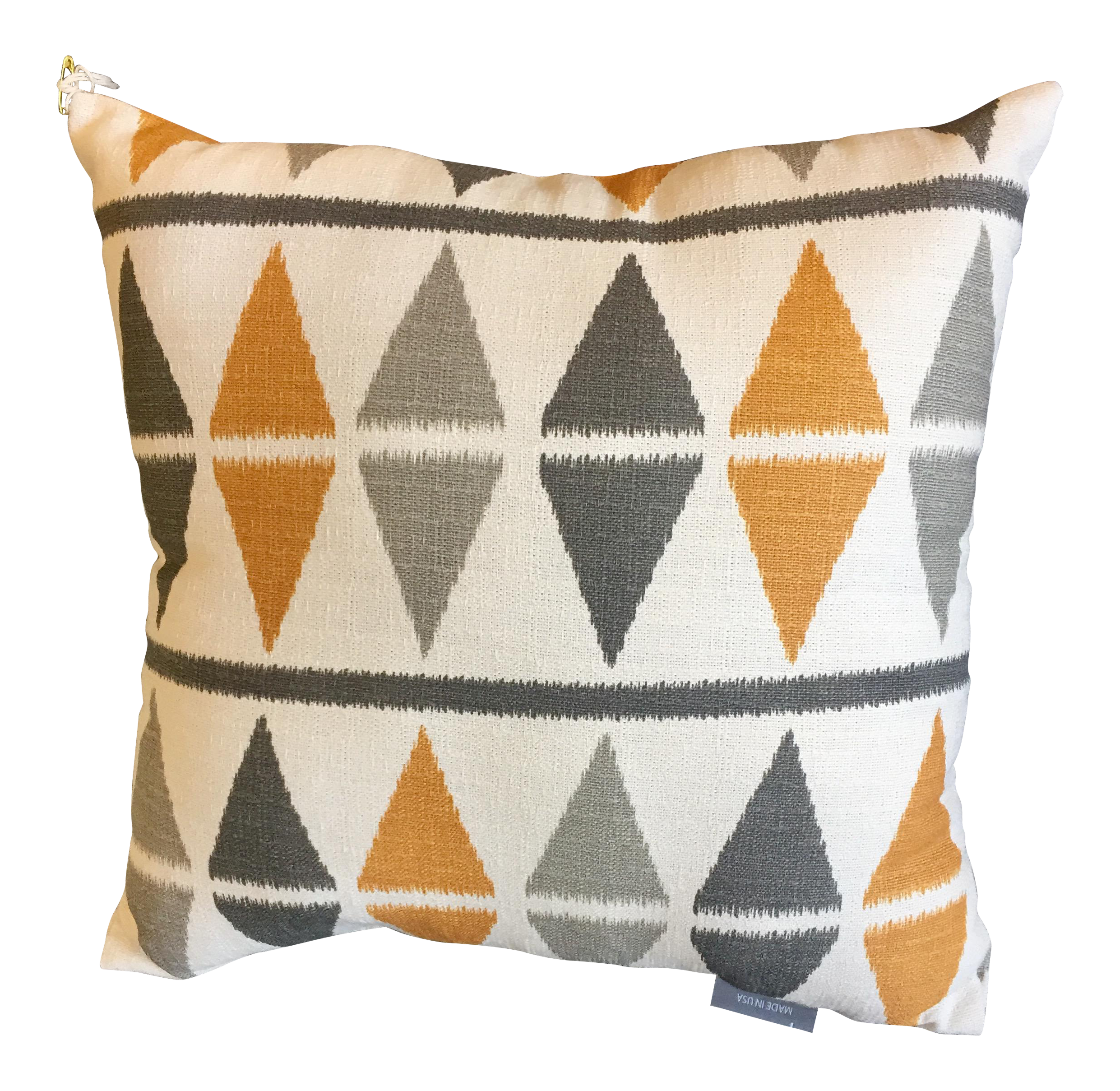 Mid-Century Style Argyle Pillow Chairish