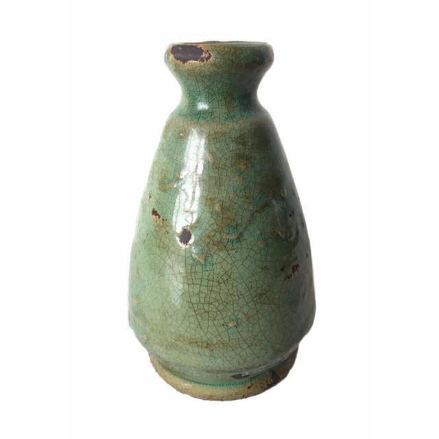 Rustic Sage Green Vase Chairish