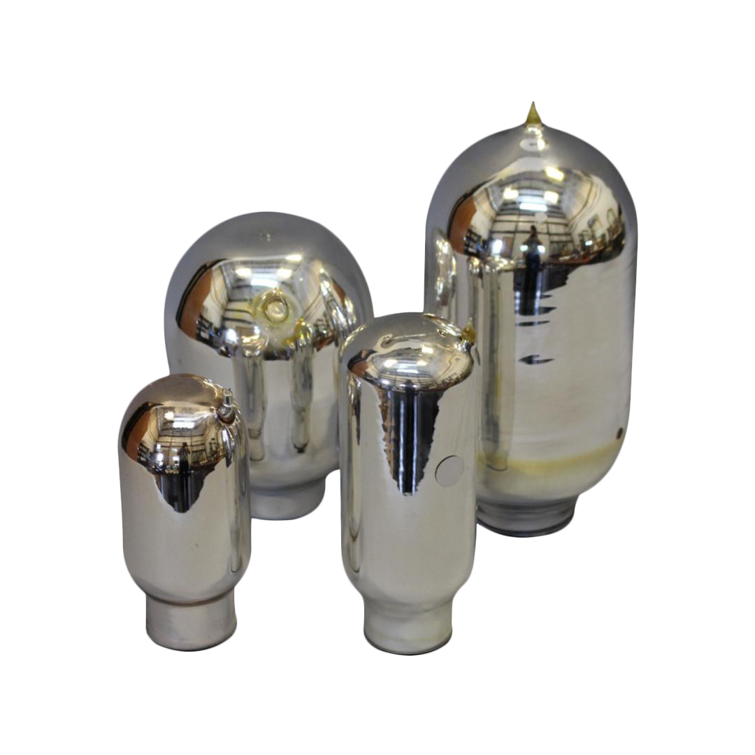 Vintage Mercury Glass Thermos Liners Set of 4 Chairish