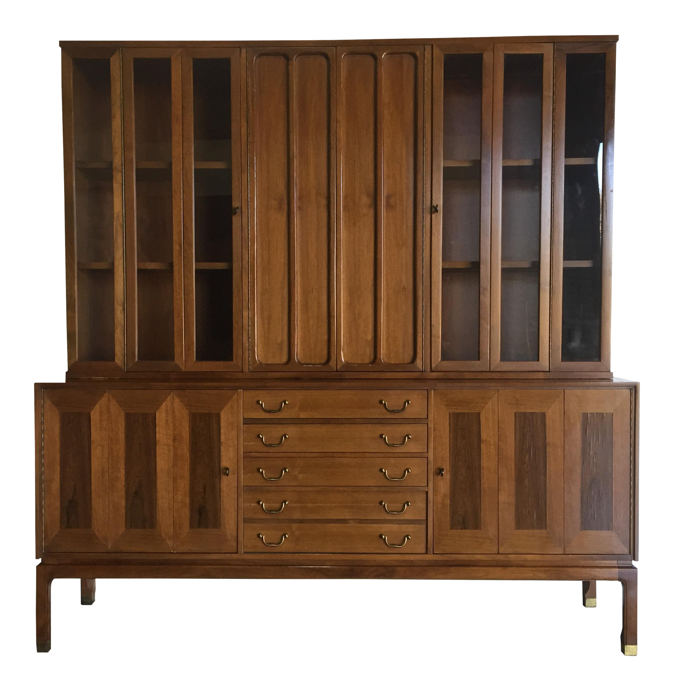 MidCentury Modern Martinsville China Hutch Chairish