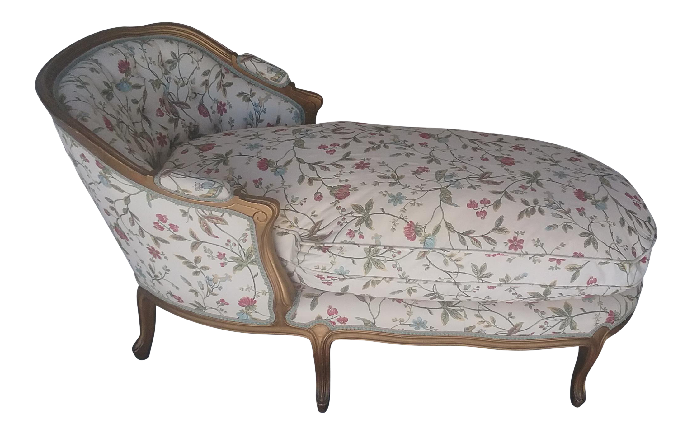 Vintage Louis XV Style French Country Chaise Lounge Chairish