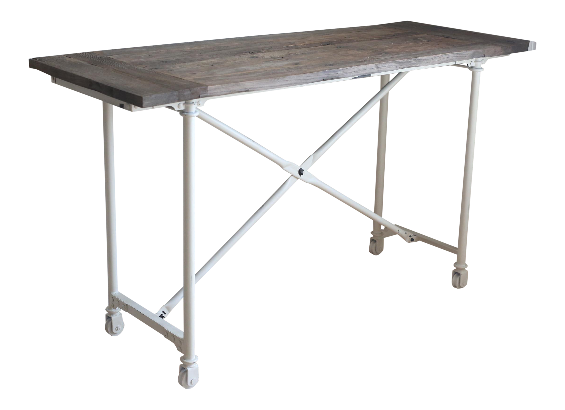 Restoration Hardware Flatiron Bar Table Chairish