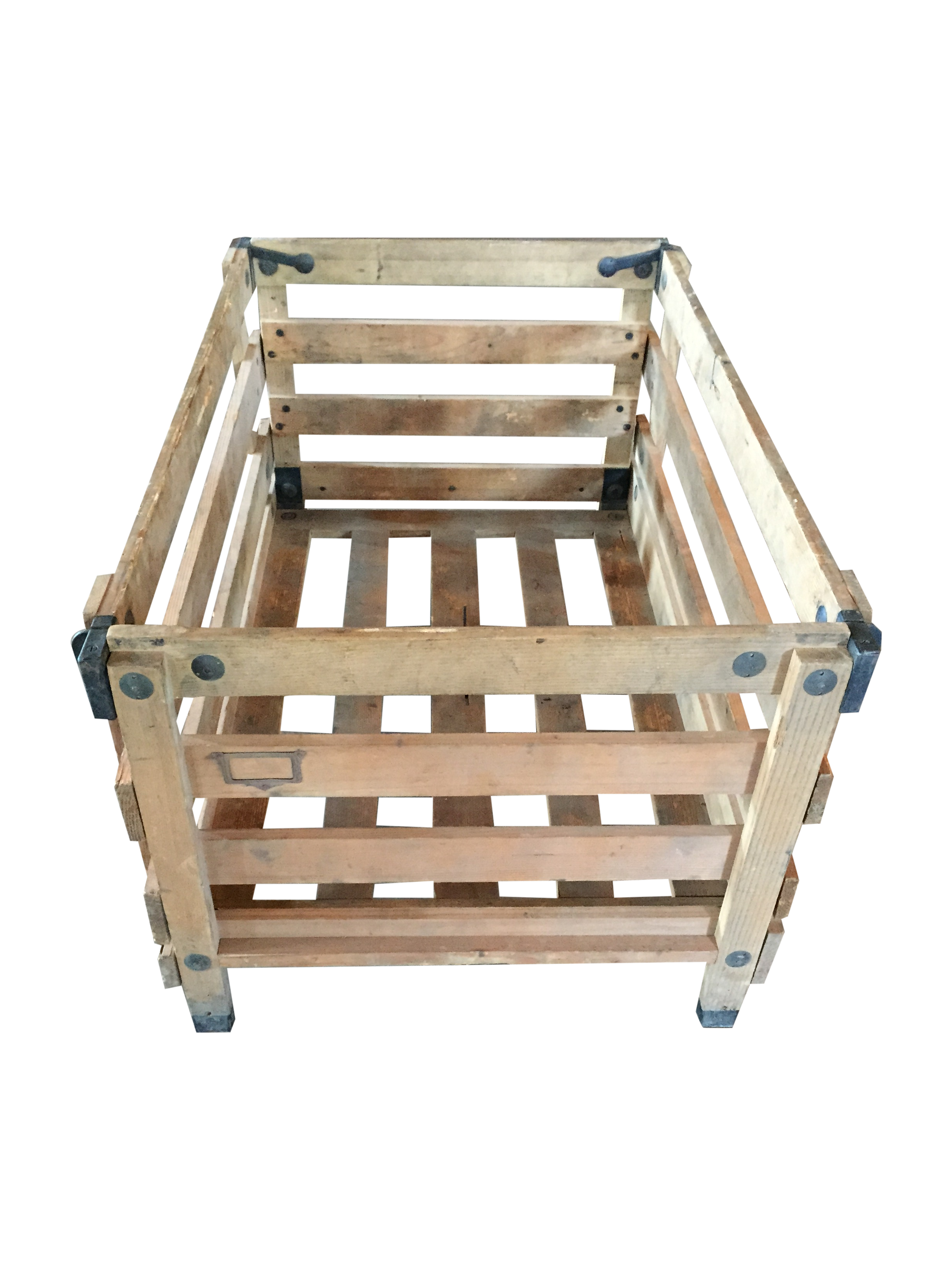 Fold Down Crates Chairish