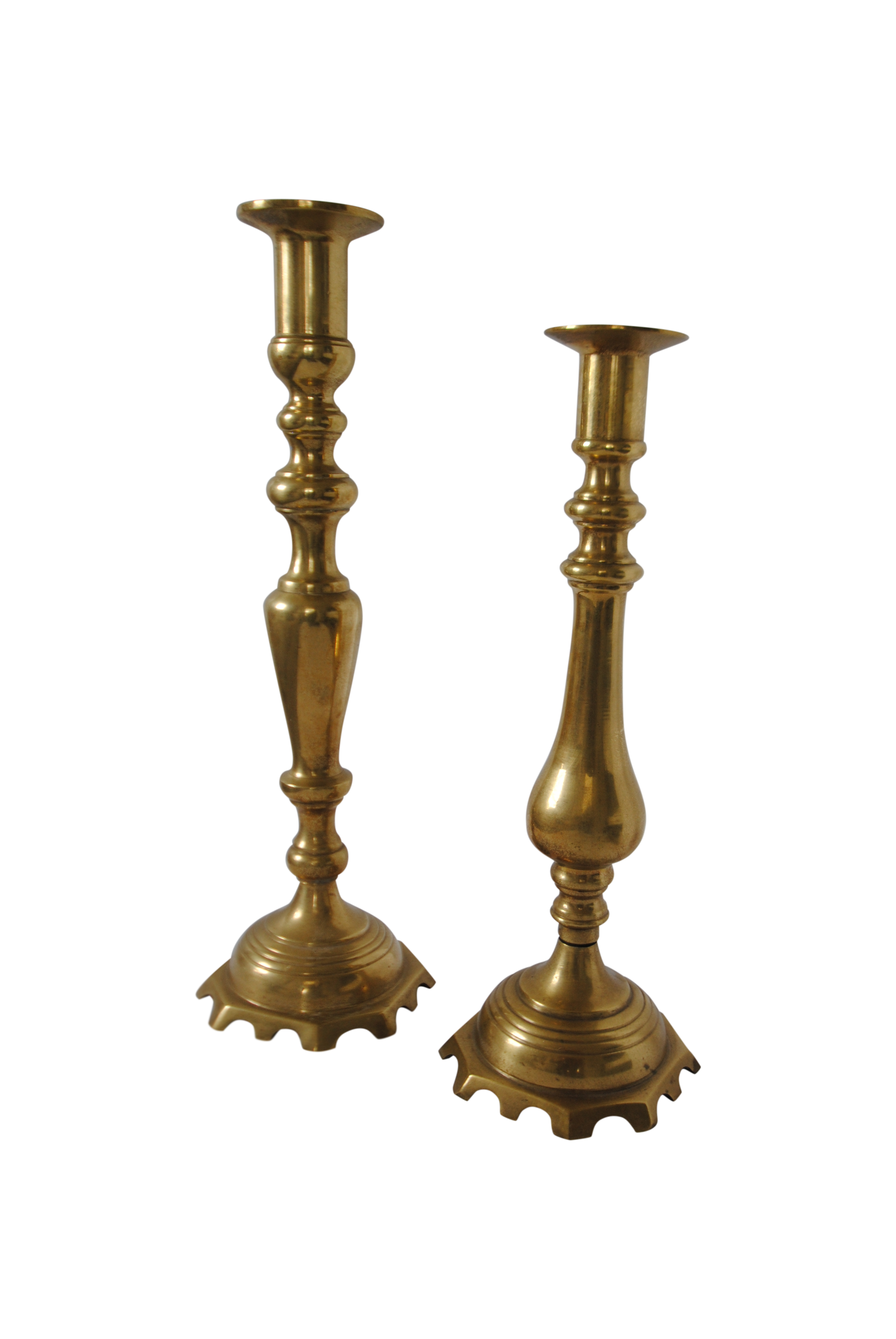 Vintage Brass Candlesticks A Pair Chairish