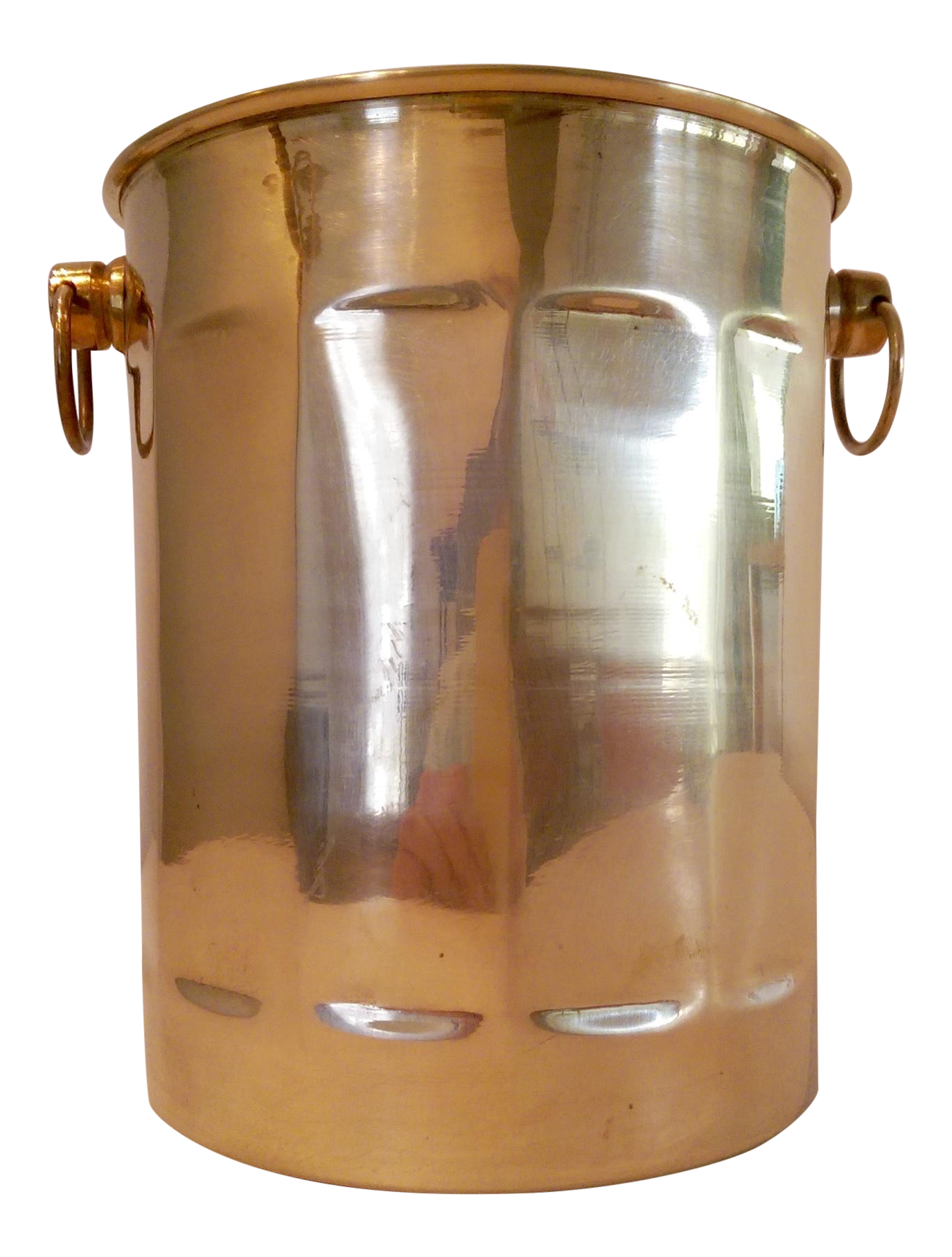 Brass Wine Chiller with Decorative Rings Chairish