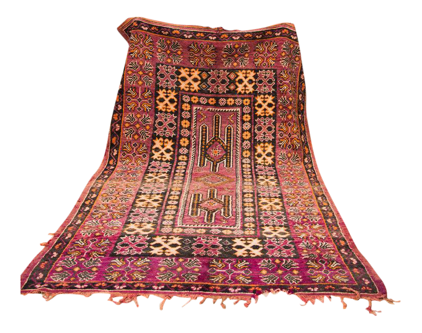 Vintage Berber Moroccan Rug 6' x 10'4" Chairish