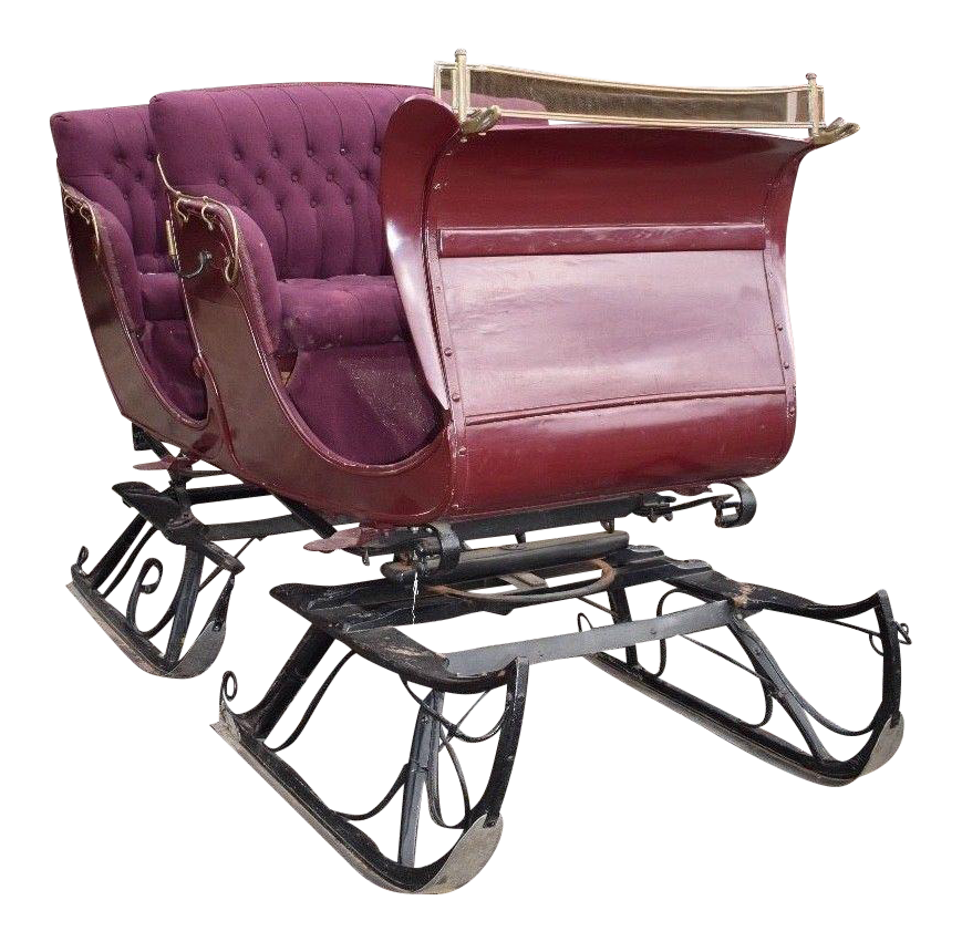 Studebaker Antique Restored Bobsleigh Horse Drawn Vehicle Classic