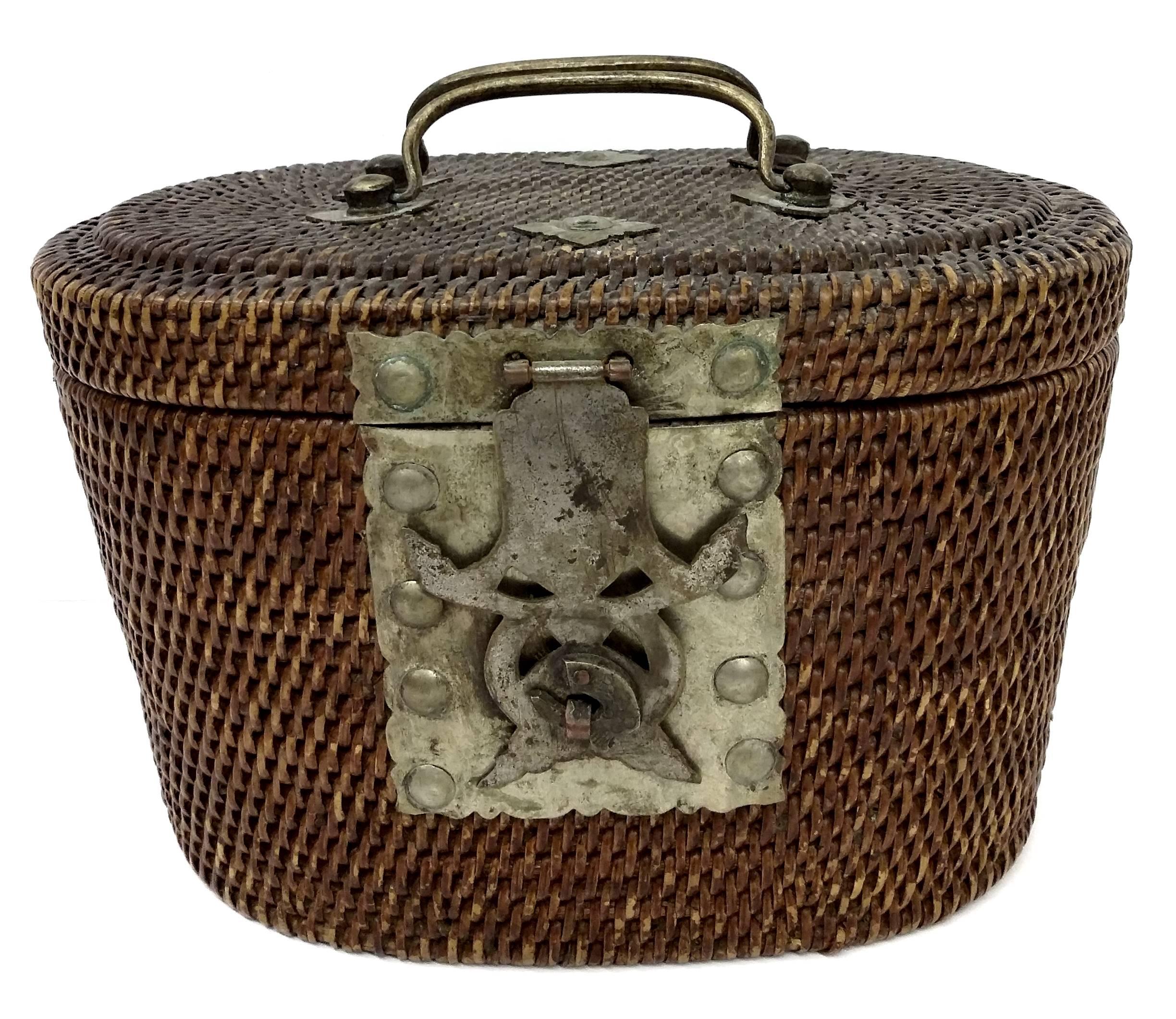Antique Chinese Tea Basket Genuine Qing Dynasty Chairish