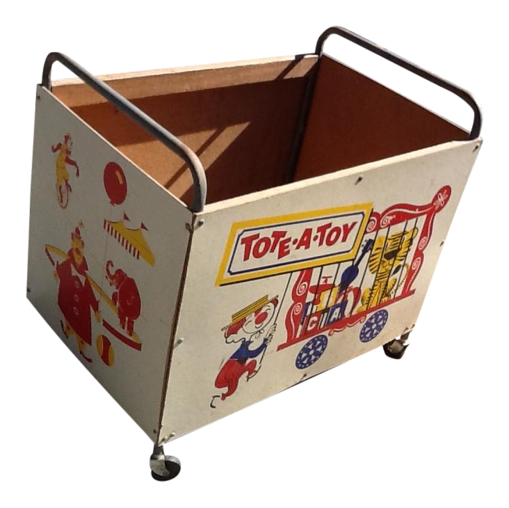 1950's Retro Child's Toy Box Chairish