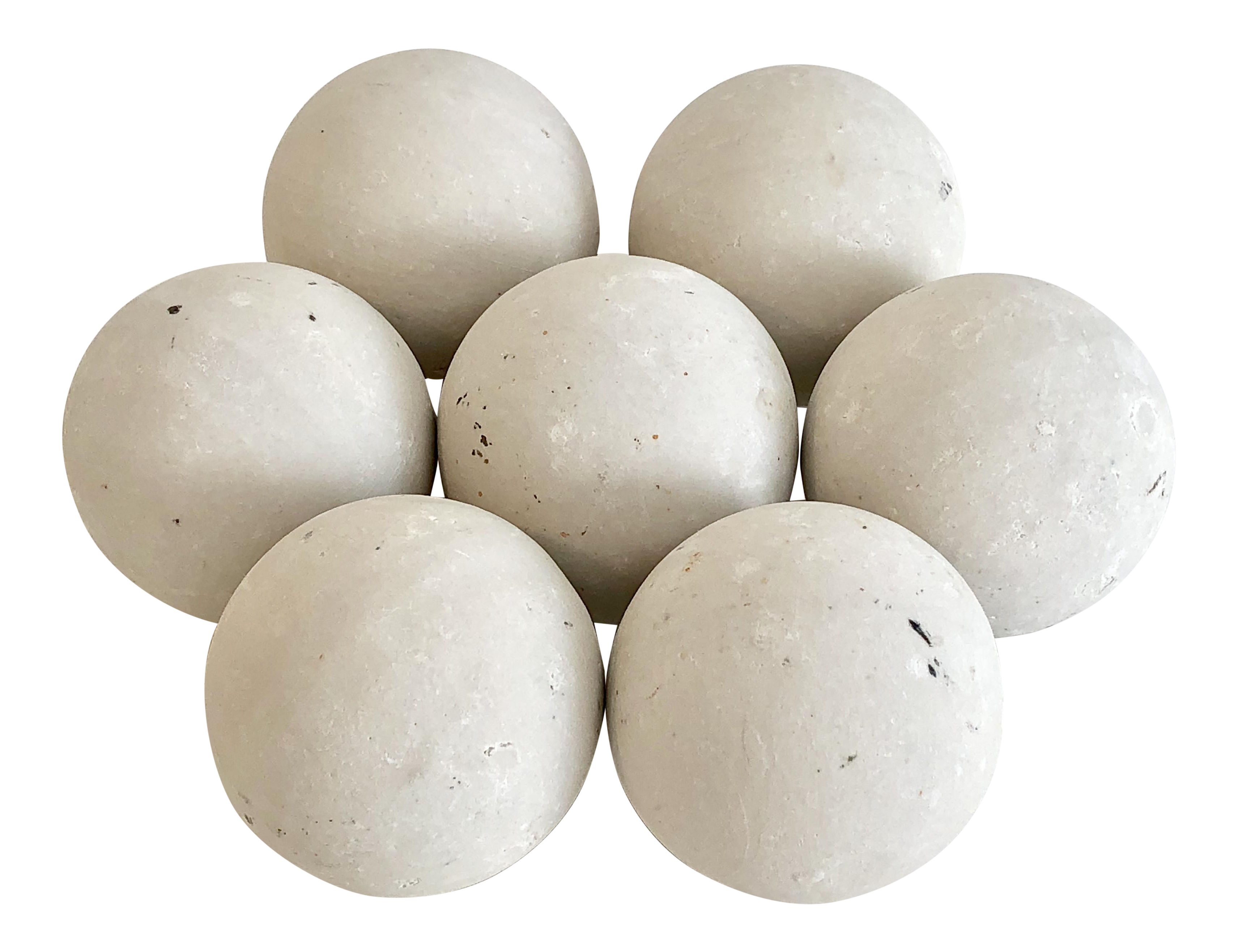Chattahoochee Limestone River Balls, Set of 7 Chairish