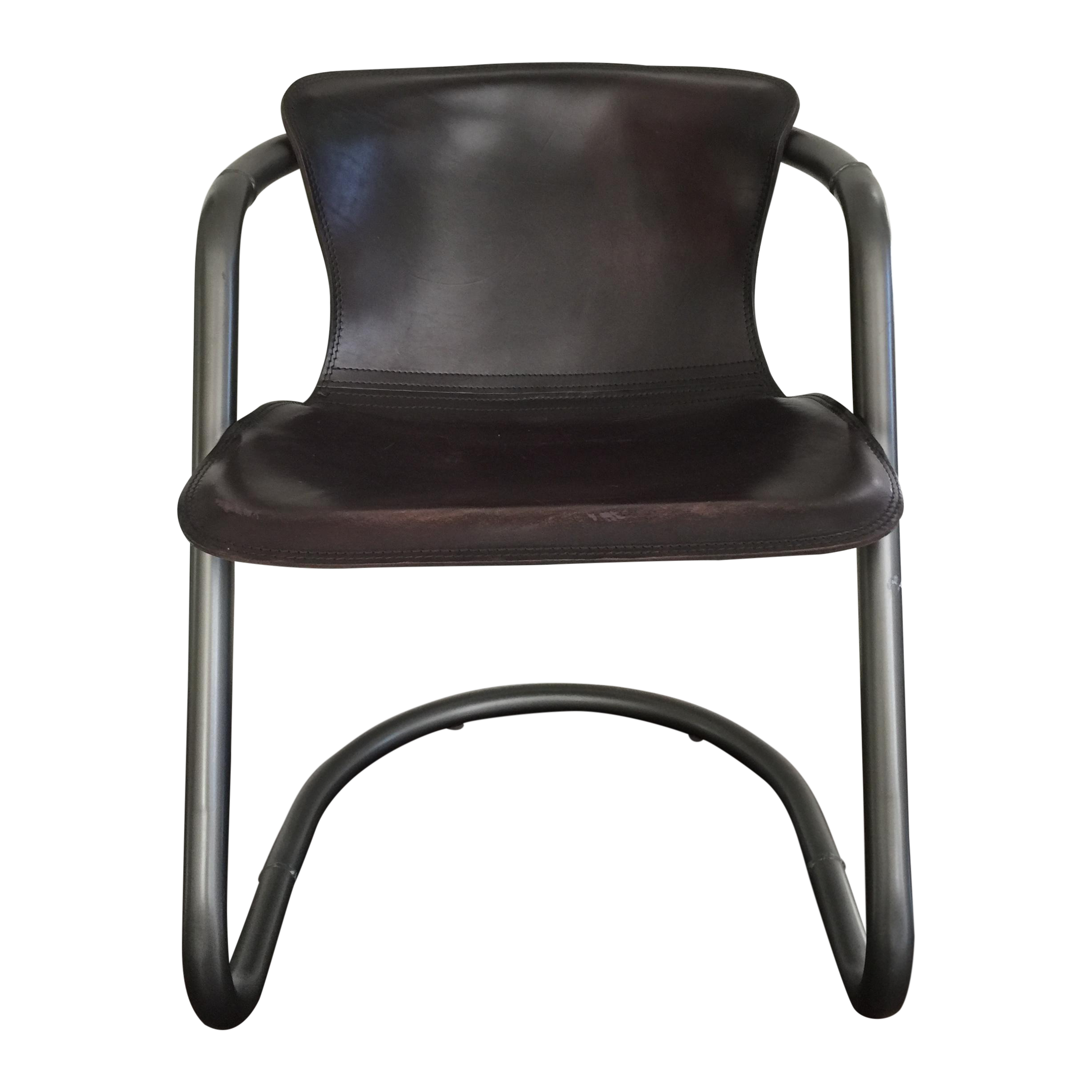 Duke Leather Accent Chairs Set of 6 Chairish