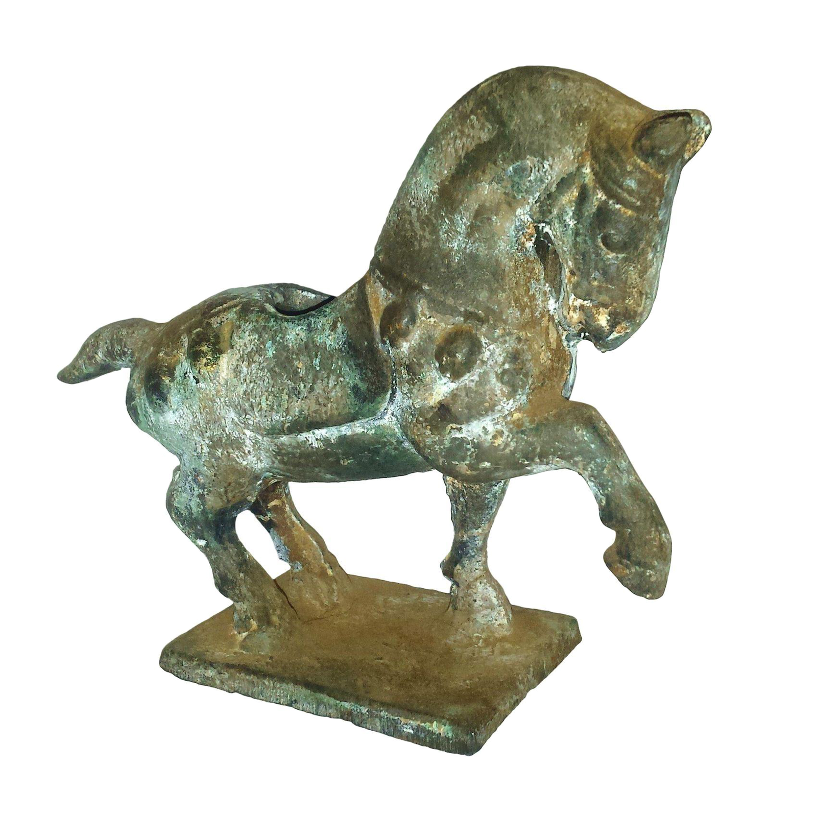 Antique Chinese Cast Iron Tang Horse Figurine Chairish